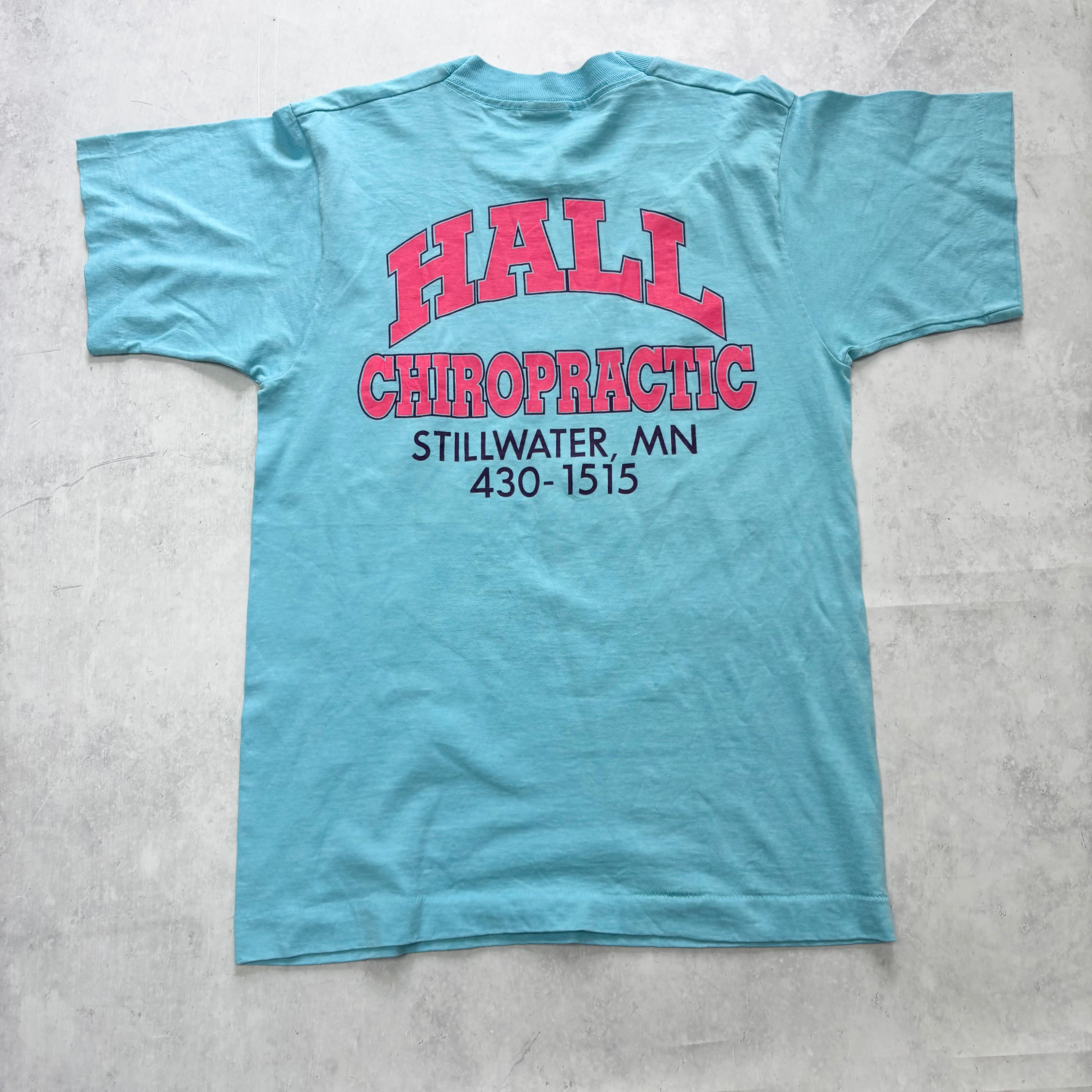 Vintage T Shirt Mens Small Blue Single Stitch Graphic Print 90s USA (E)