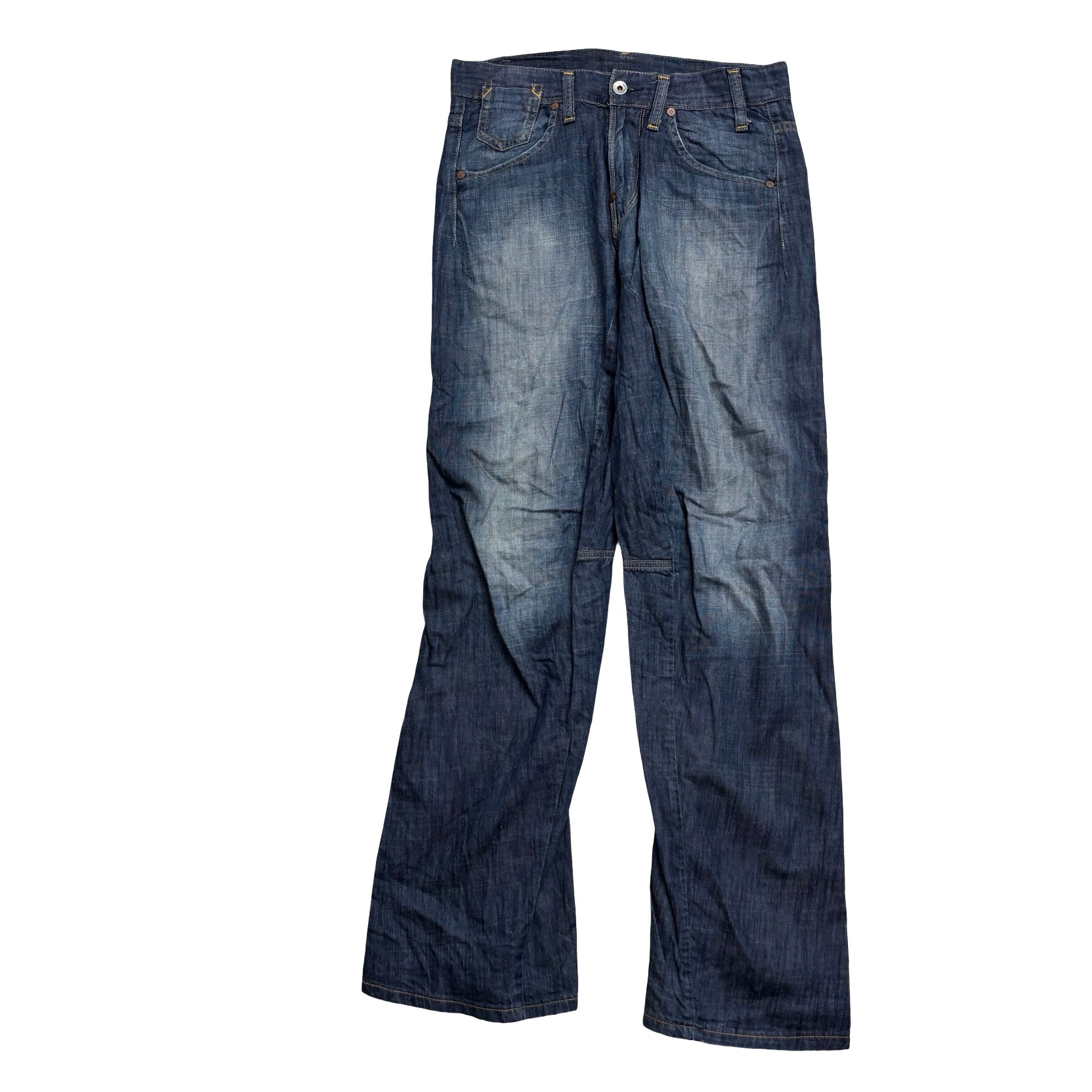 G-Star S.C. A Crotch W30 L32 Mens Dark Blue Relaxed Straight Fit Denim (E)