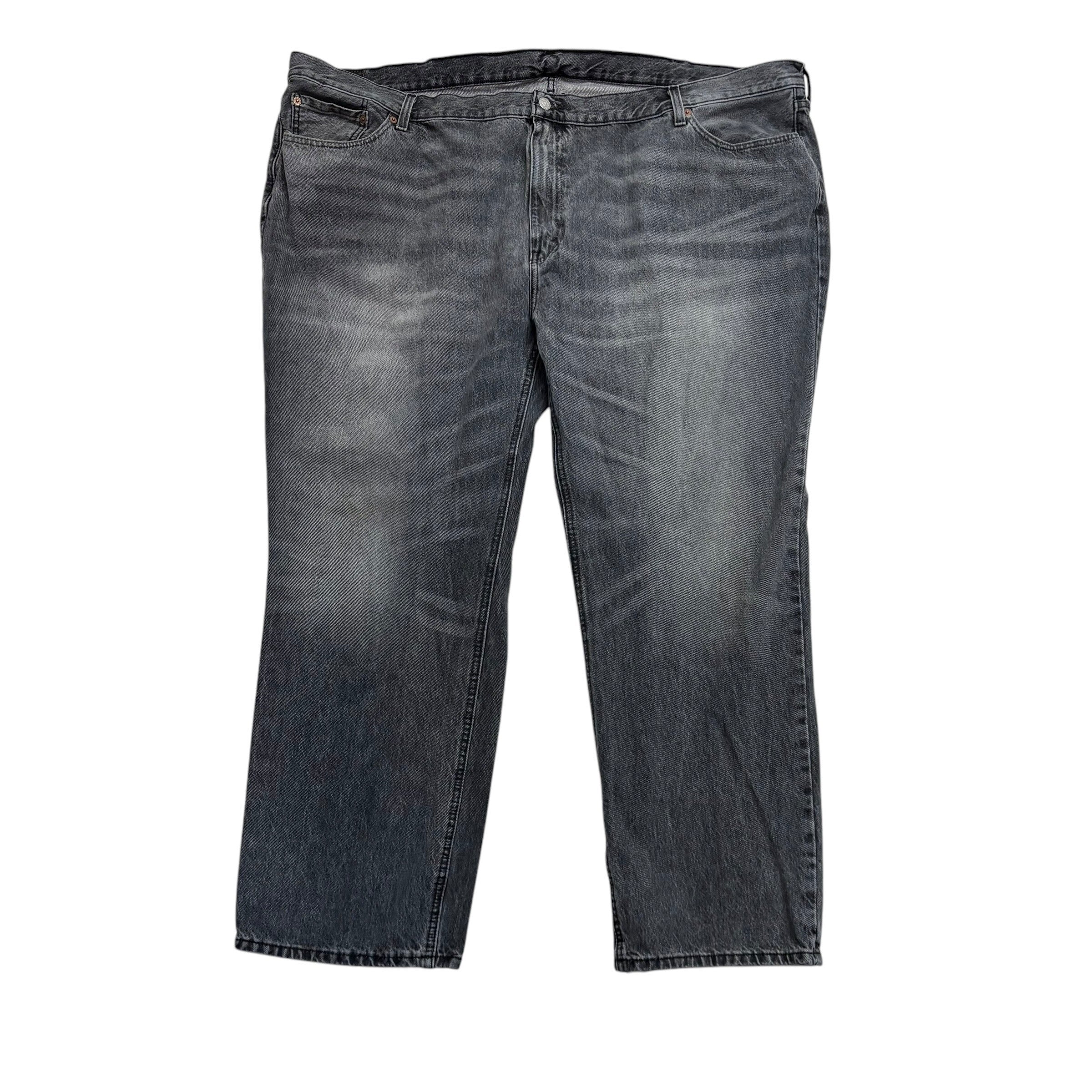 Levis 541 Jeans W54 L31 Mens Grey Athletic Tapered Fit Stretch Denim