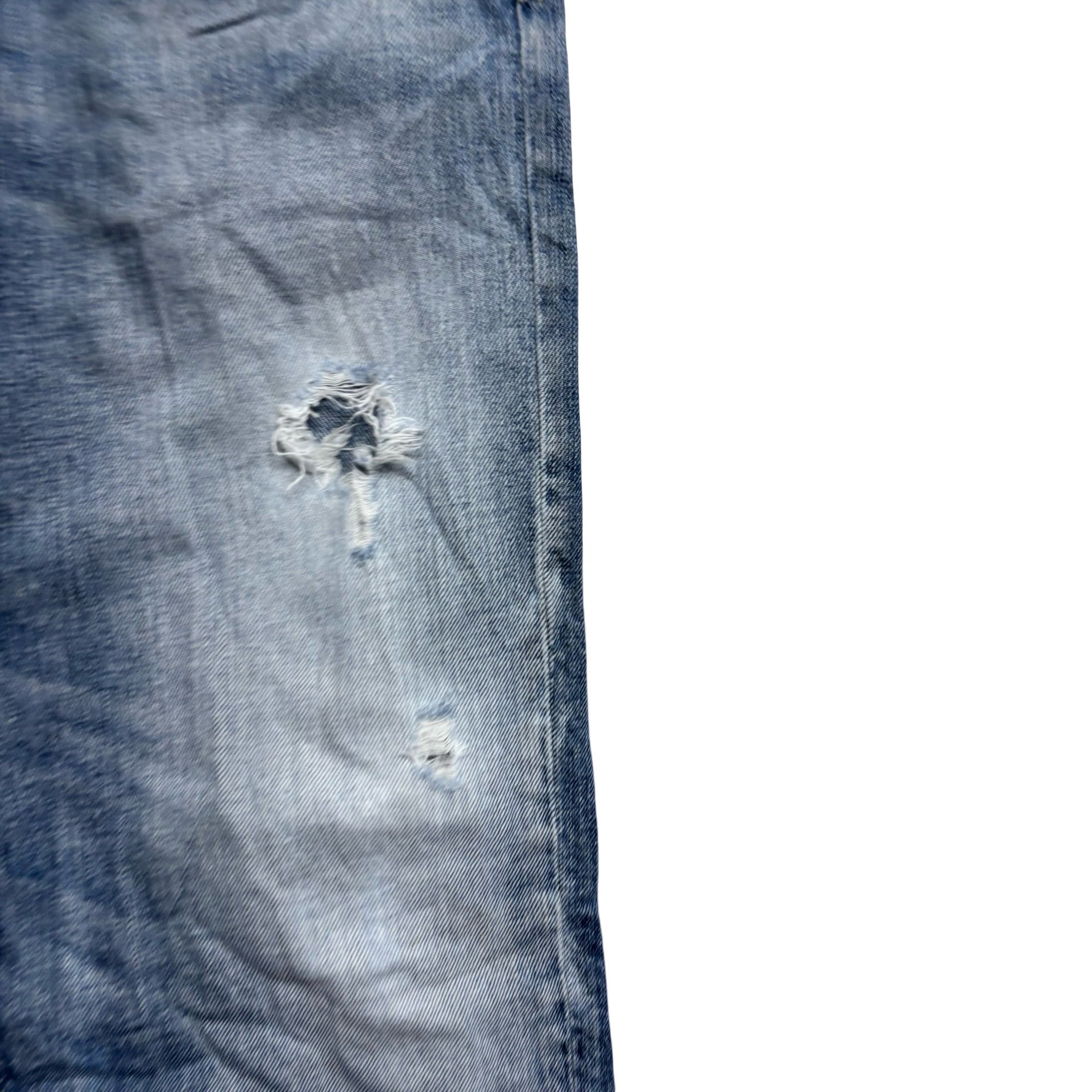 Diesel Waykee Jeans W32 L28 Mens Mid Blue Regular Straight Fit Denim (F)