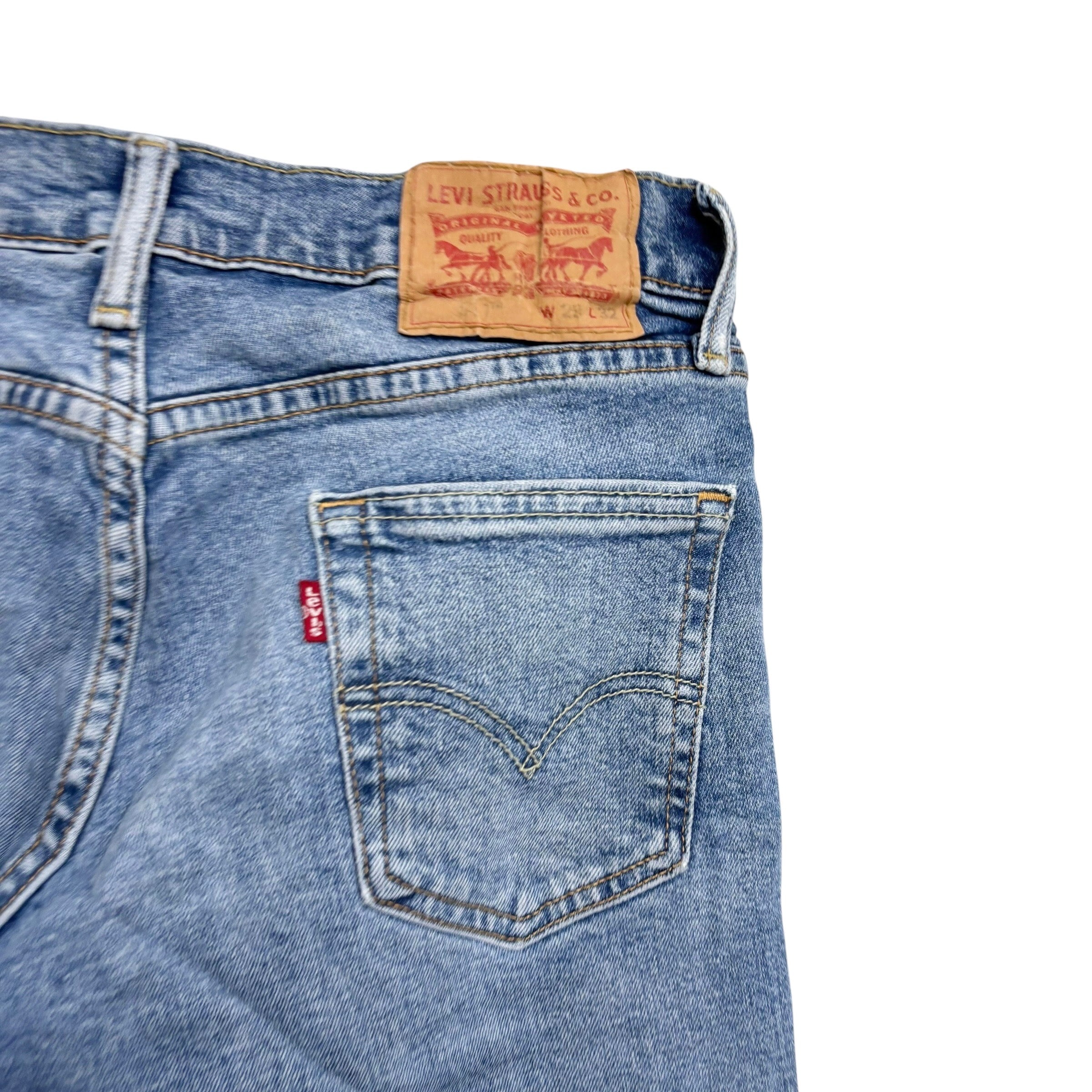 Levis 511 Jeans W29 L32 Mens Light Blue Slim Fit Stretch Denim