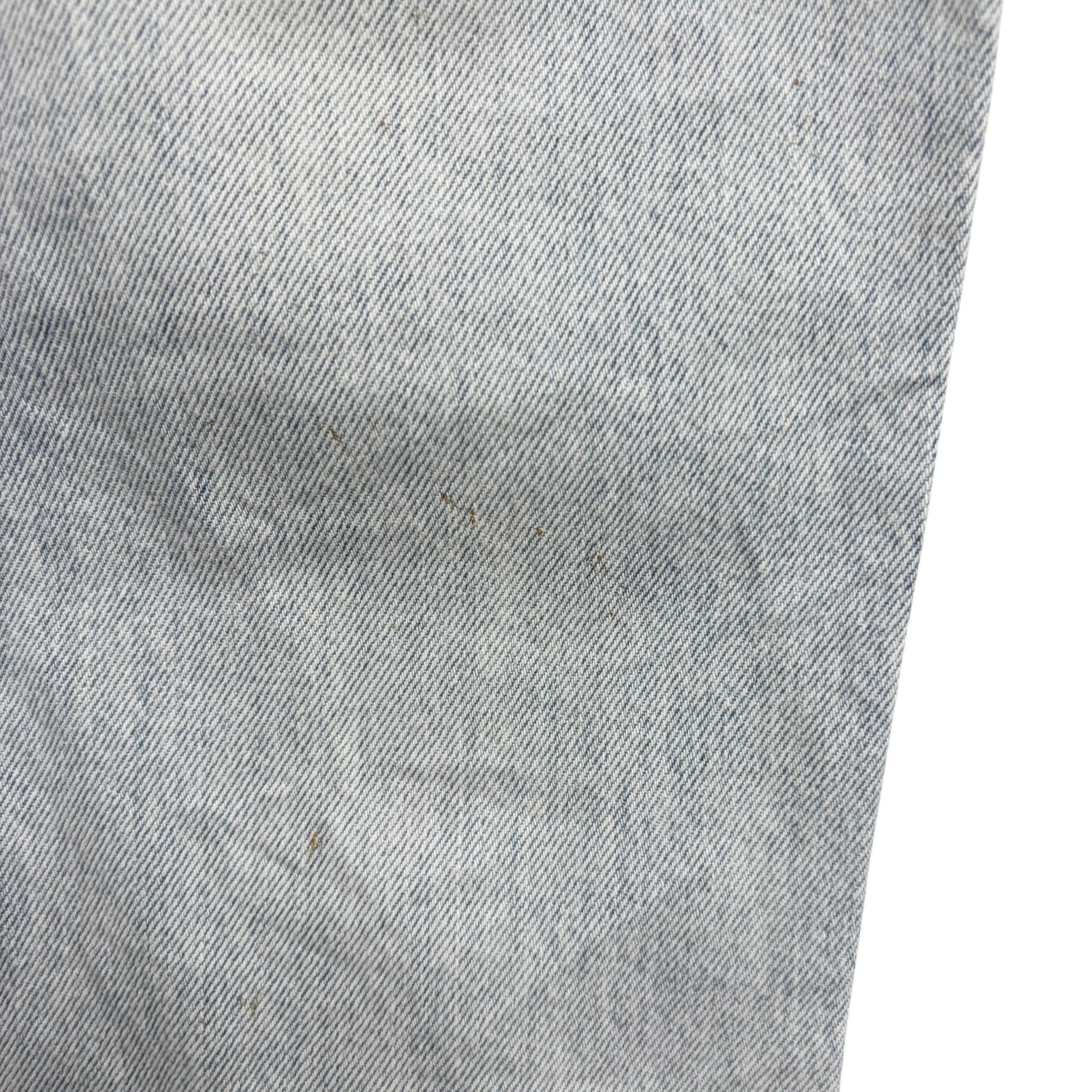 Levis 550 Jeans W35 L29 Womens Light Blue Relaxed Taper USA Made Vintage (F)