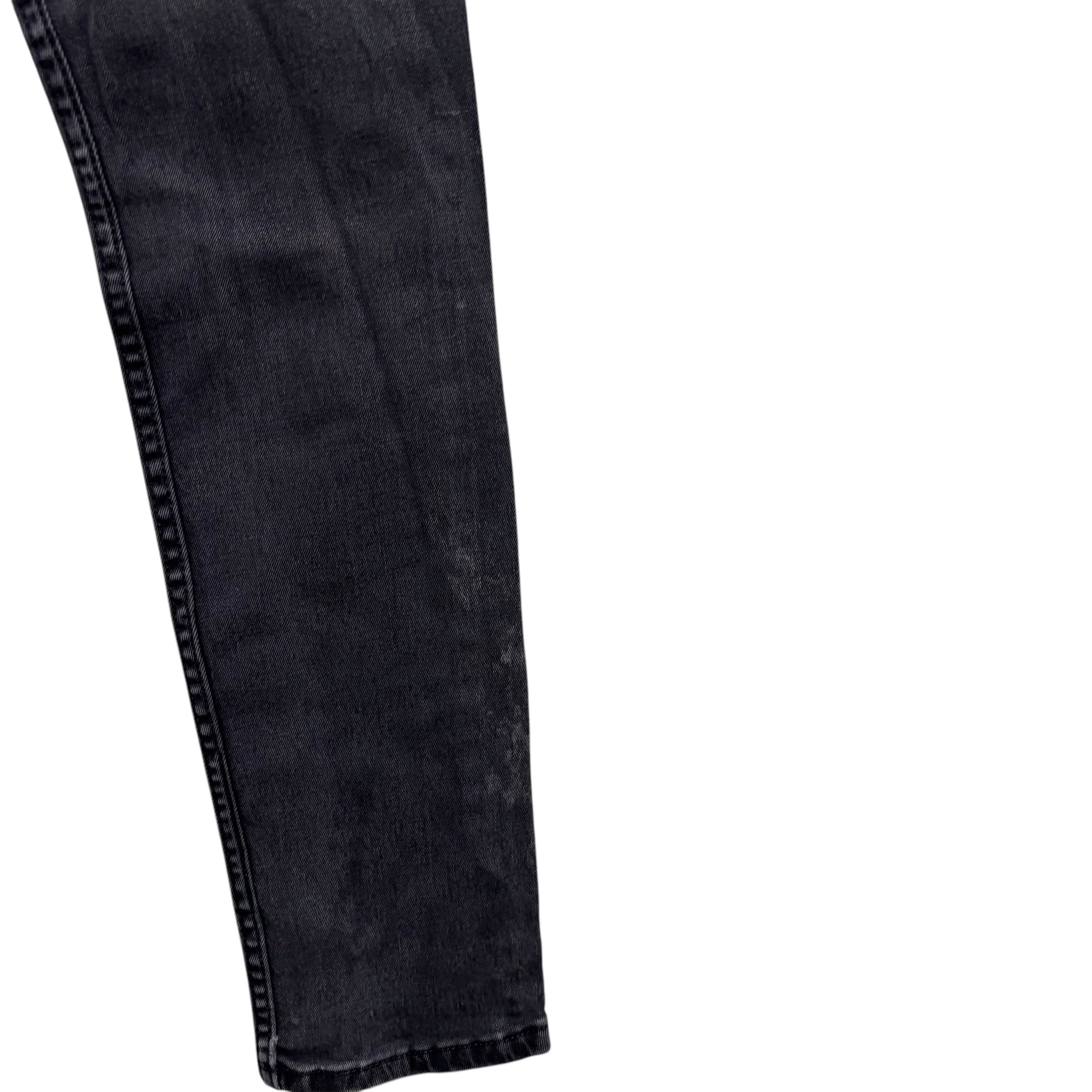 Levis 510 Jeans W30 L32 Mens Black Skinny Fit Stretch Denim (F)