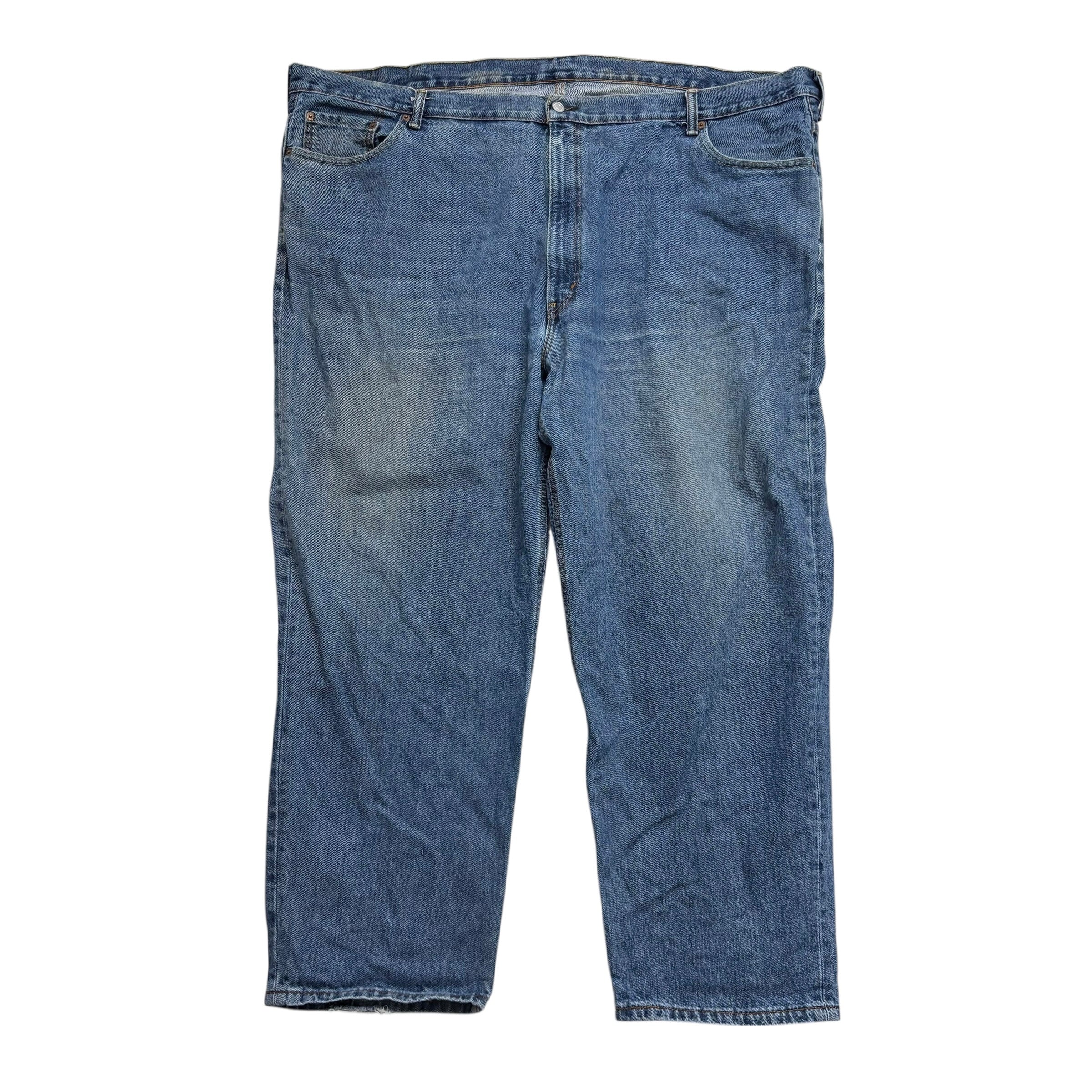 Levis 550 Jeans W52 L30 Mens Mid Blue Baggy Relaxed Straight Fit Denim (F)