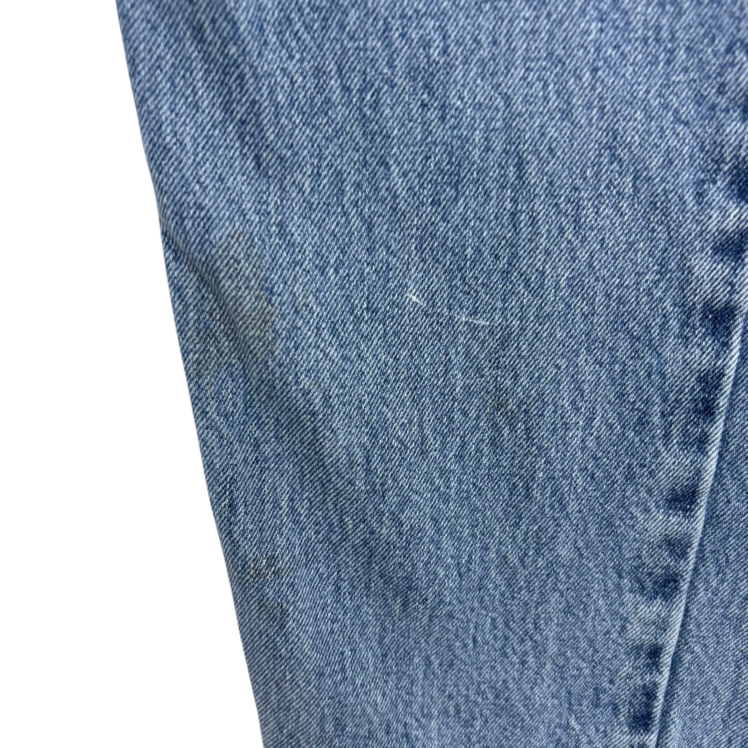 Levis 505 Jeans W34 L32 Mens Mid Blue Regular Straight Fit Denim