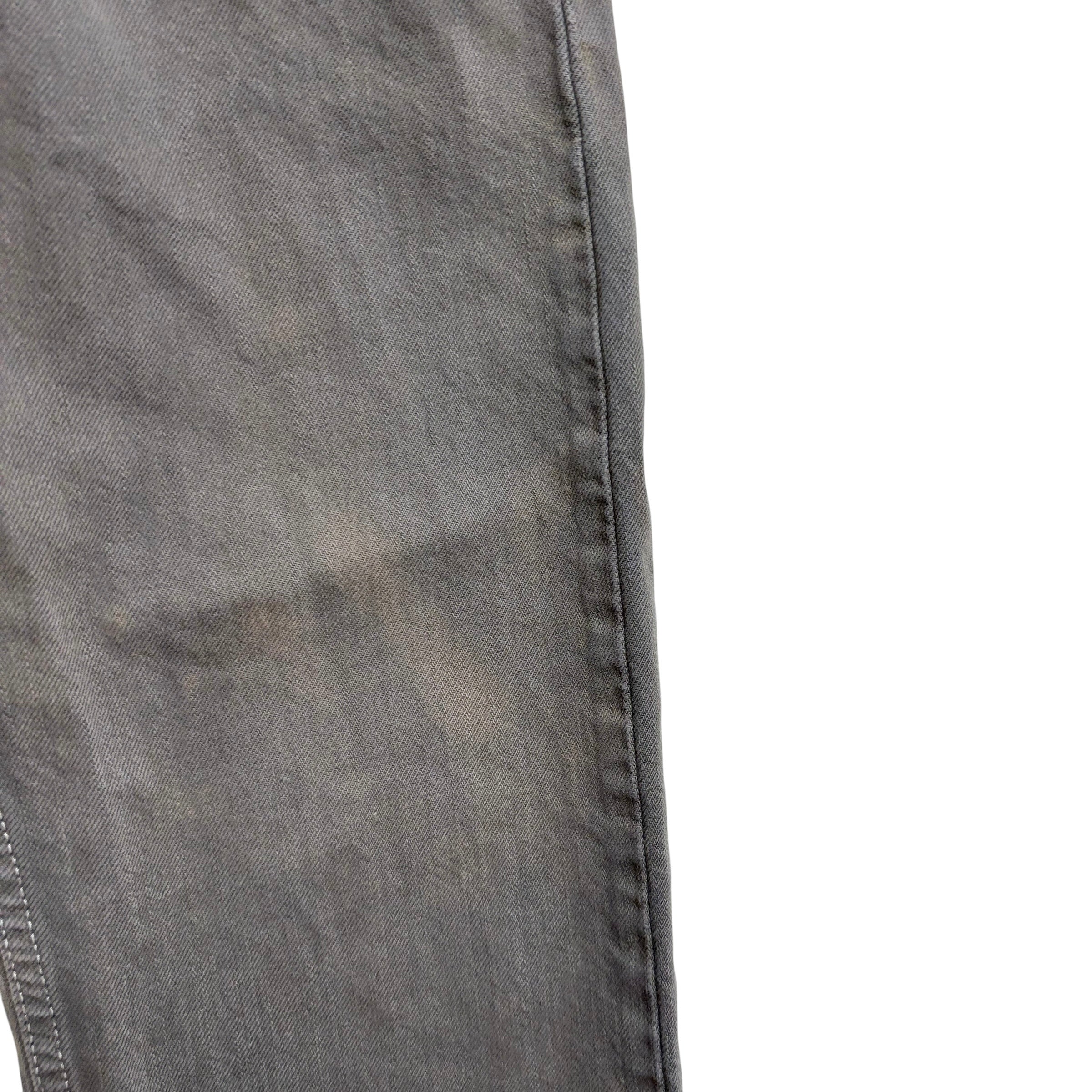 Levis 514 Jeans W30 L30 Mens Grey Slim Straight Fit Vintage Denim (F)