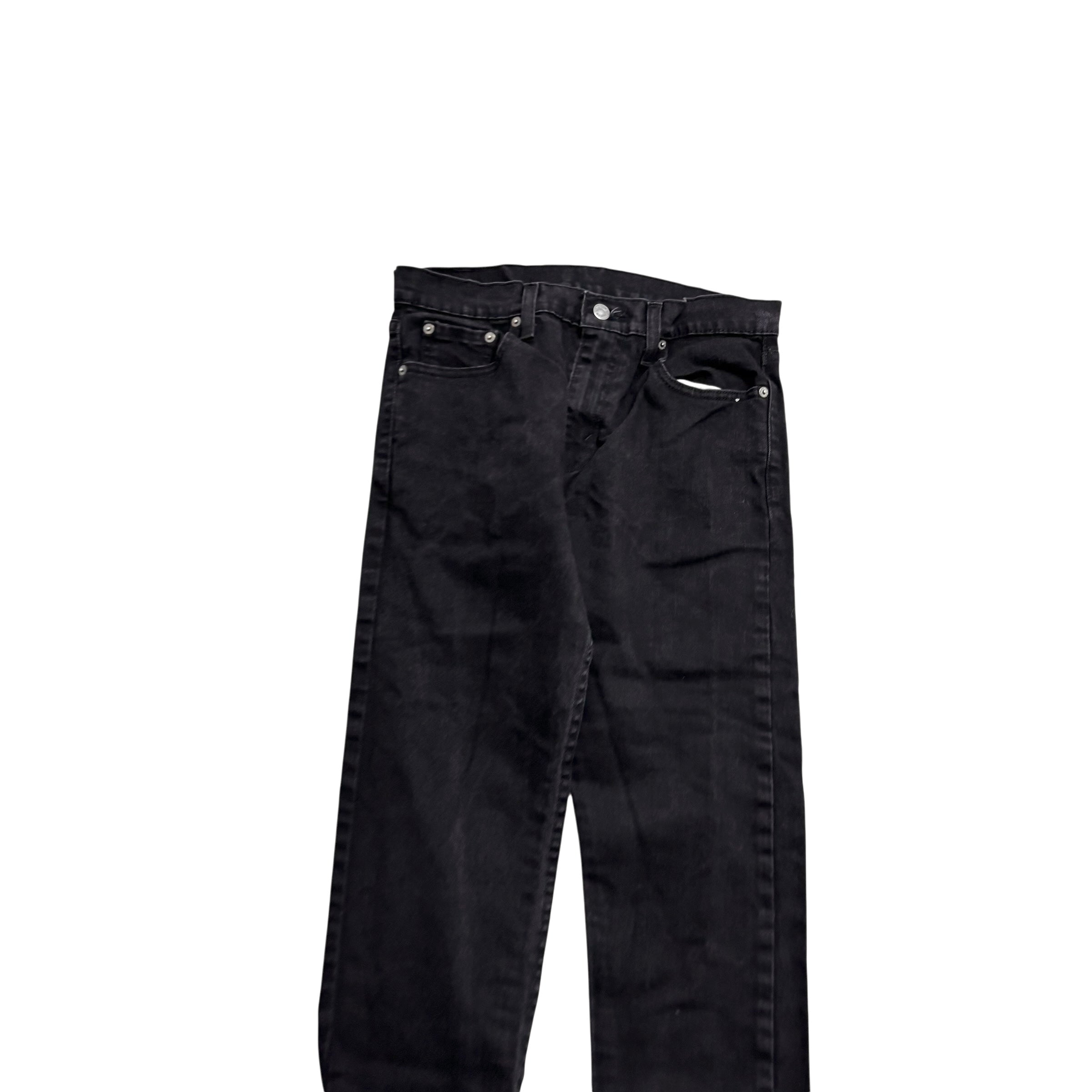 Levis 512 Jeans W29 L31 Mens Black Slim Tapered Fit Stretch Denim (E)