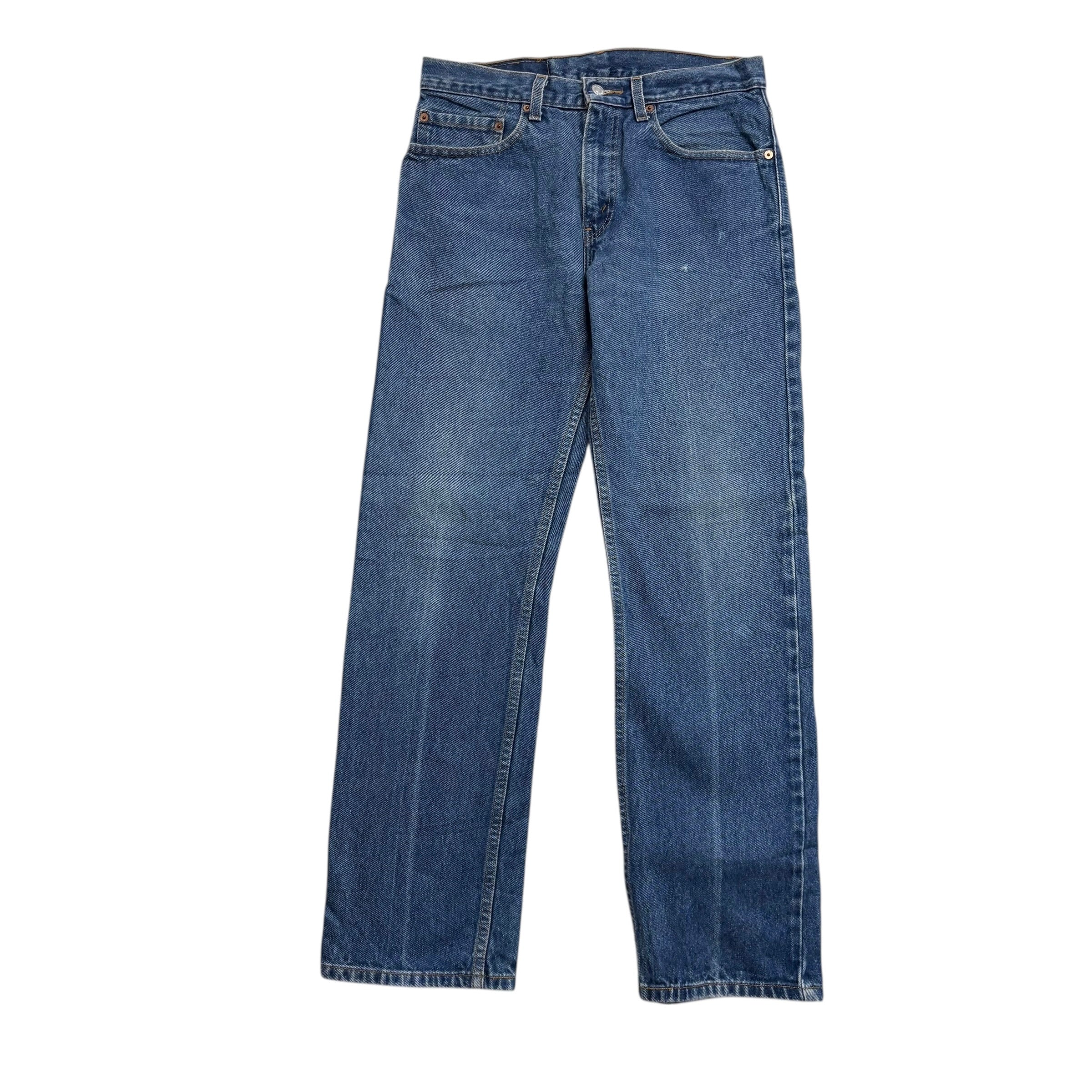 Levis 505 Jeans W31 L30 Mens Mid Blue Regular Straight Fit Vintage Denim 90s