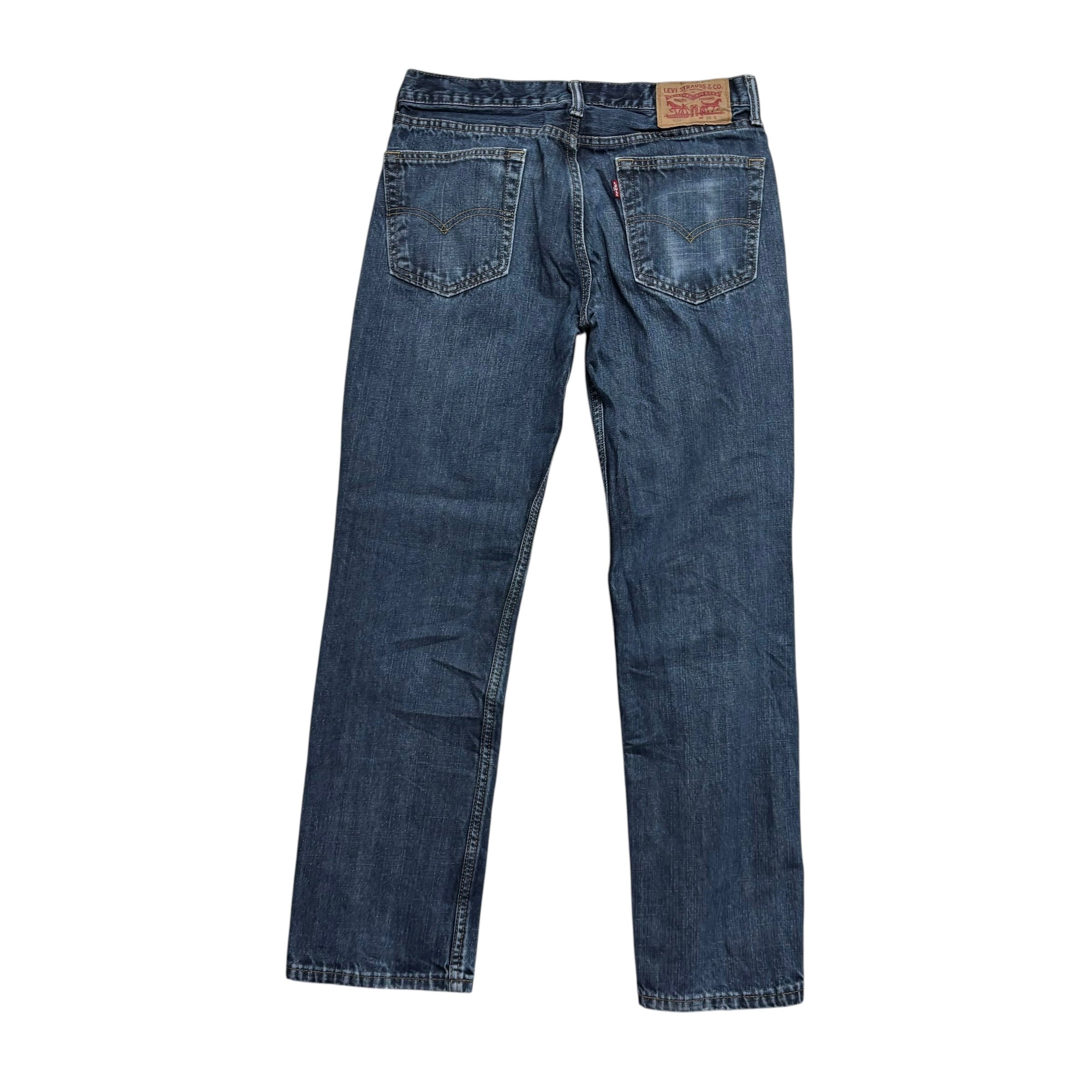 Levis 514 Jeans W31 L30 Mens Dark Blue Regular Straight Fit Denim