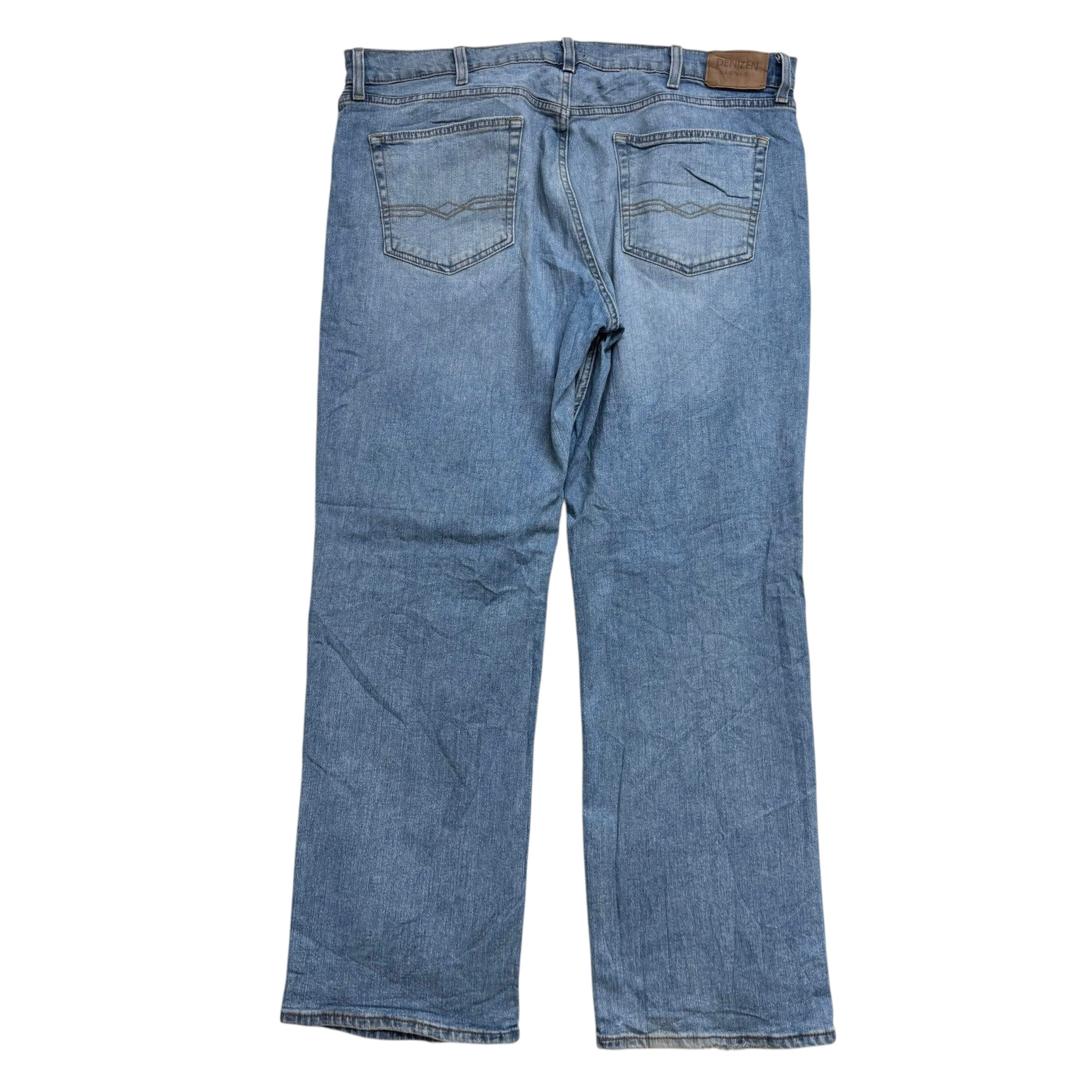 Levis Denizen Jeans W38 L30 Mens Light Blue Relaxed Baggy Fit Stretch