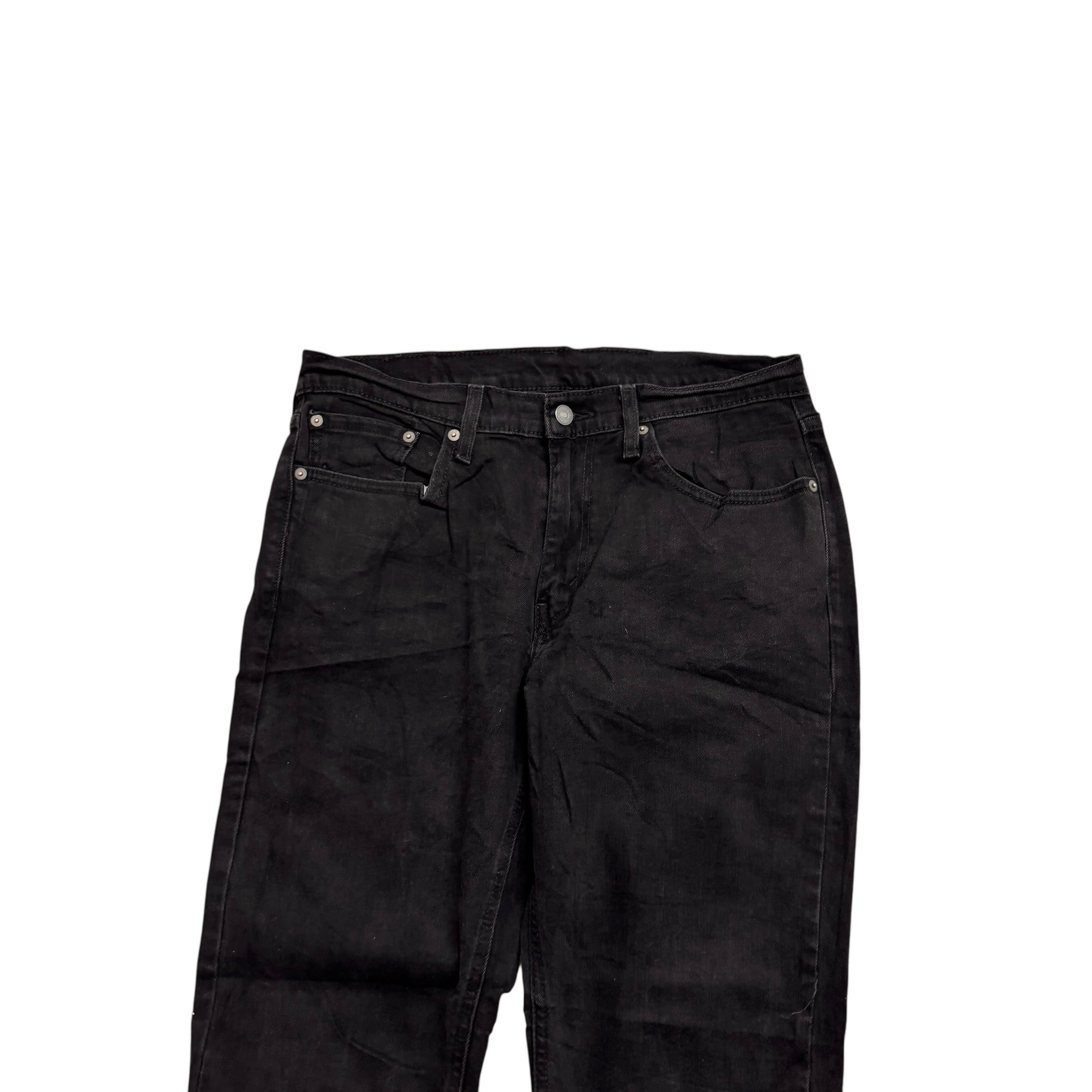 Levis 531 Jeans W33 L32 Mens Black Athletic Slim Fit Stretch Denim (E)