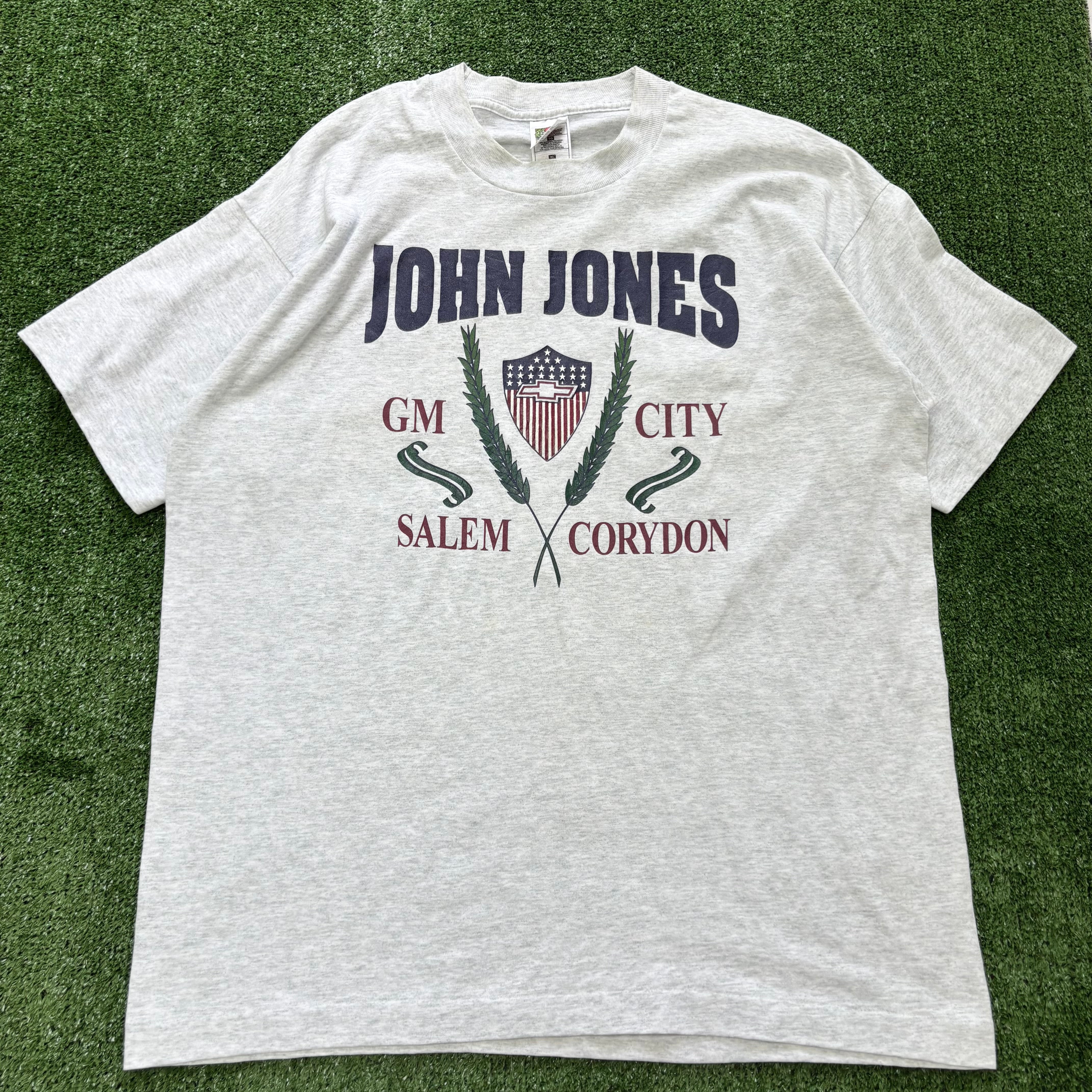 Vintage T Shirt Mens XL Grey Single Stitch Graphic Print 90s USA