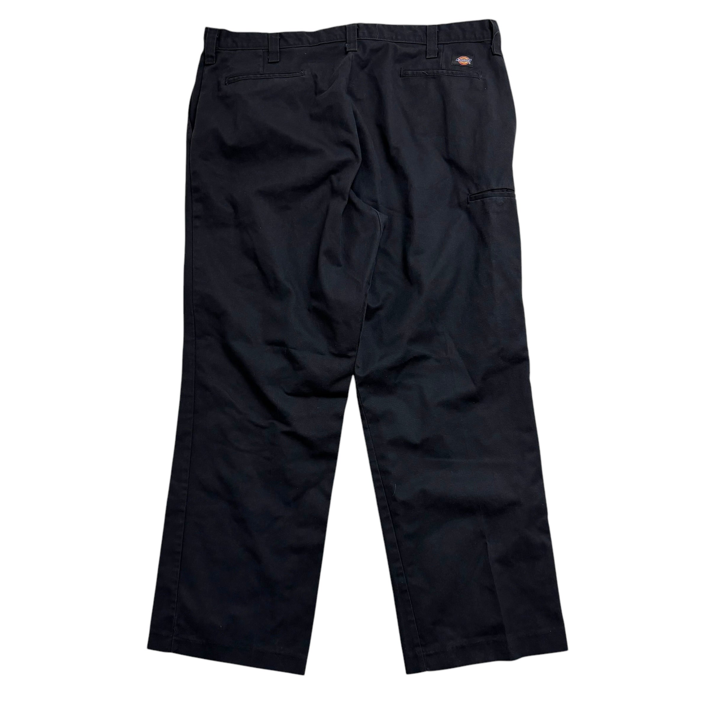 Dickies Trousers W42 L32 Mens Black Pants Relaxed Straight Fit Workwear