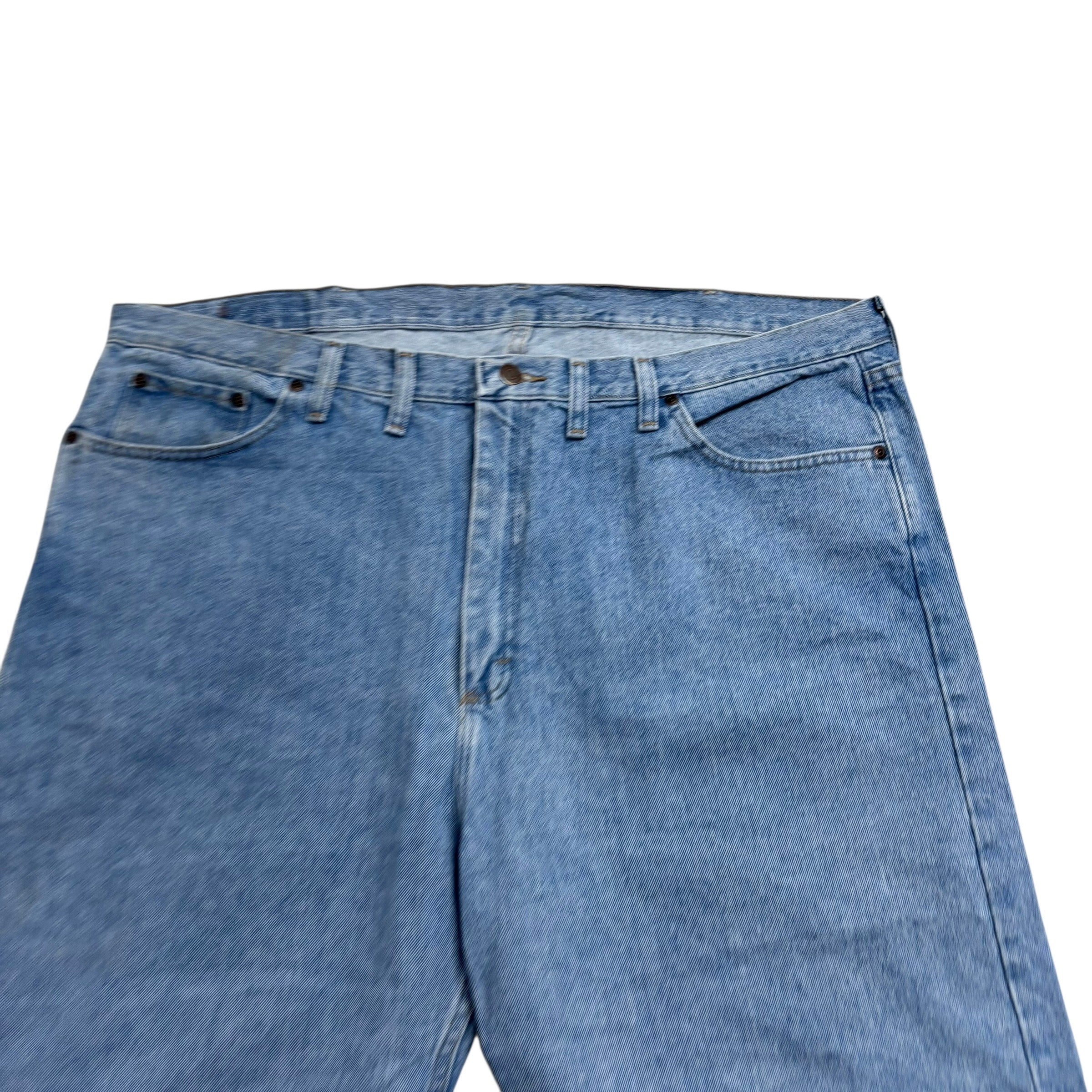 Wrangler Baggy Jorts W44 Mens Denim Shorts Light Blue Relaxed Fit
