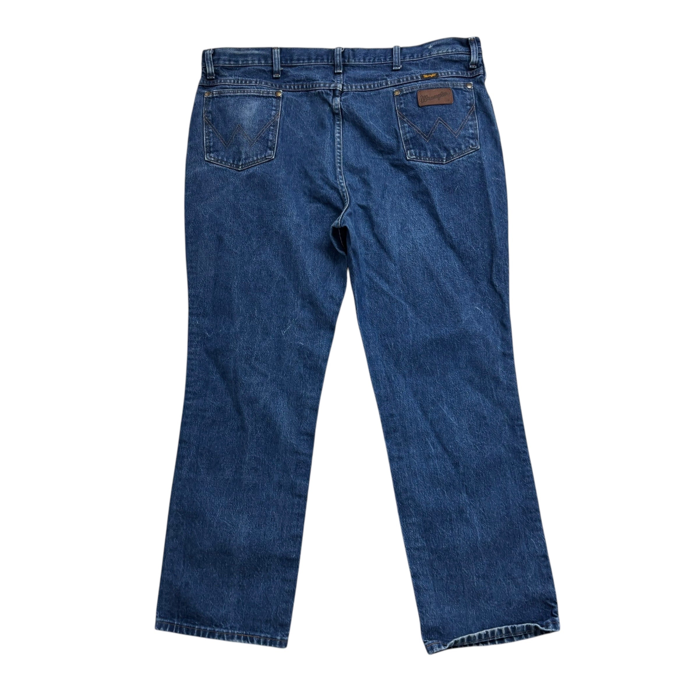 Wrangler Jeans Cowboy Cut W42 L32 Mens Mid Blue 36MWZ Slim Fit Denim