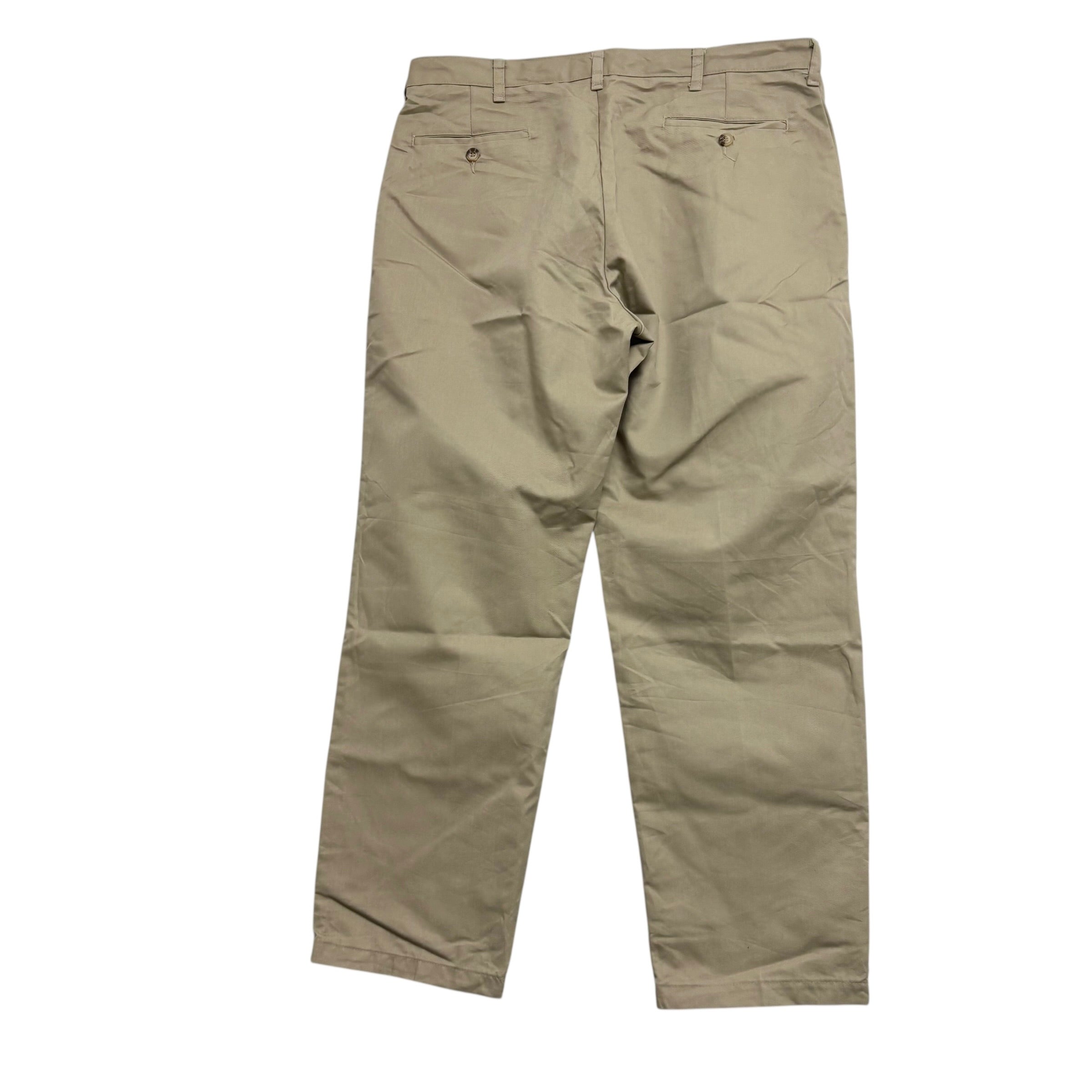 Lee Trousers W36 L29 Mens Beige Relaxed Fit Total Freedom Pants (F)