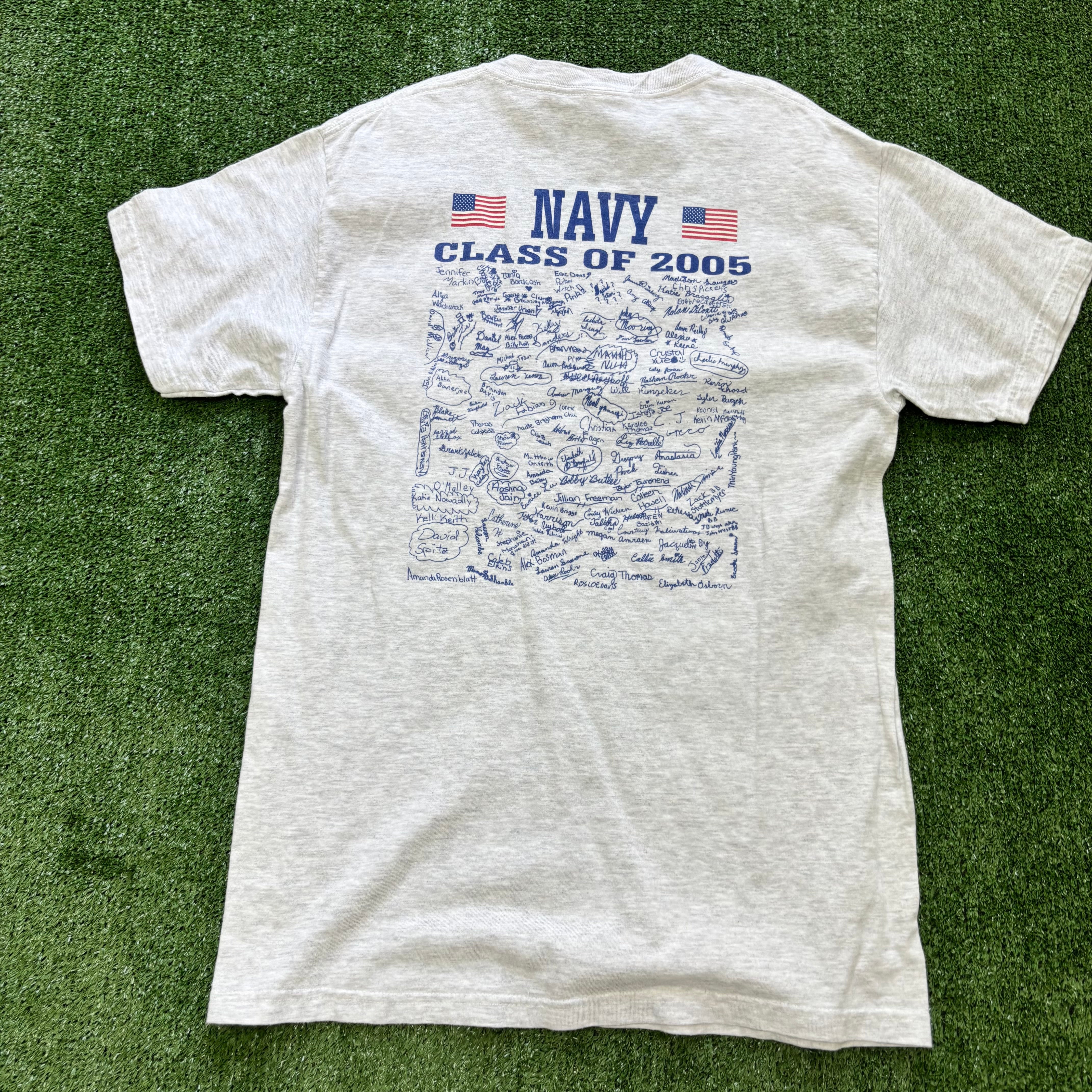 Vintage T Shirt Mens Medium Grey Graphic Print 00s USA (E)