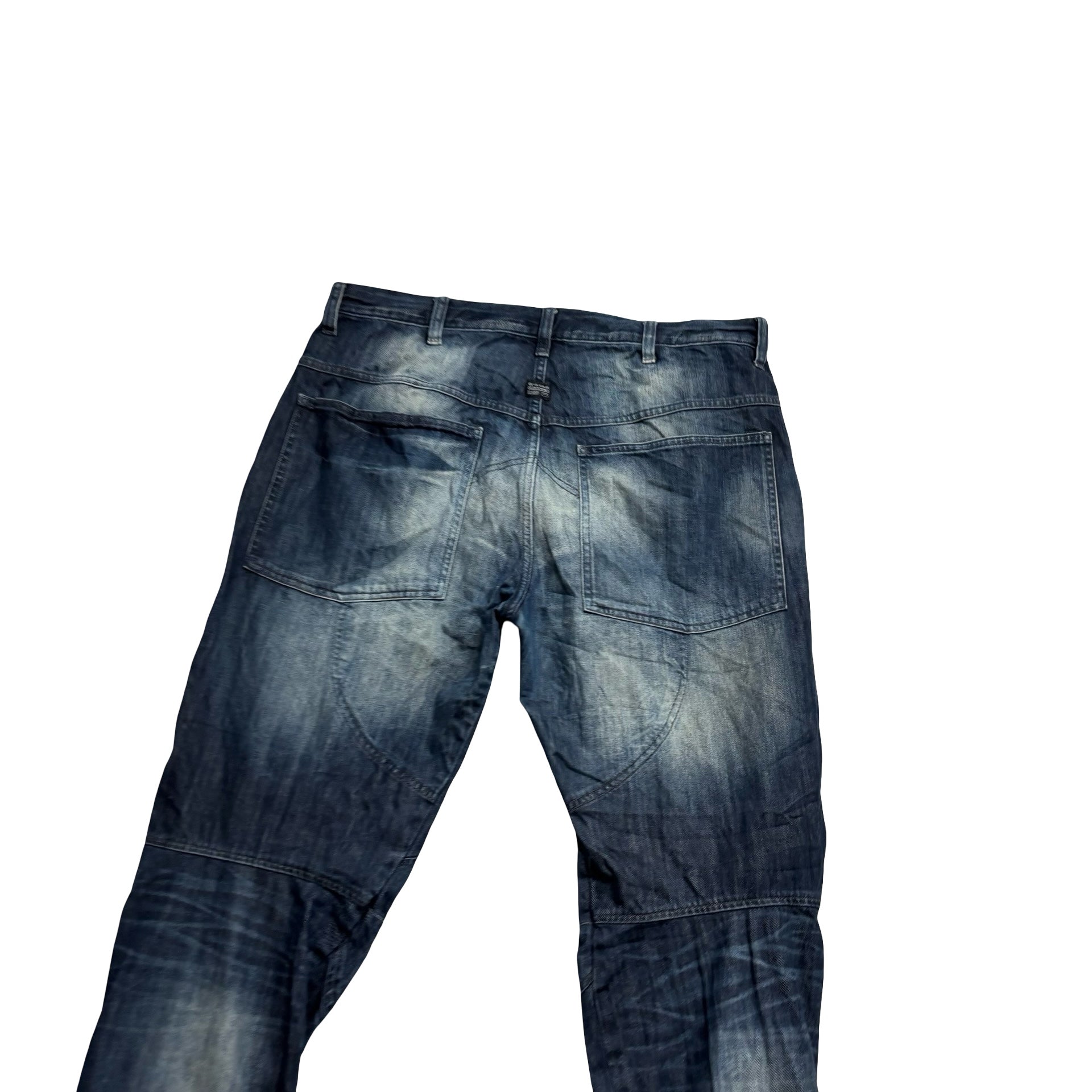 G Star 3D Loose Jeans W38 L32 Mens Dark Blue Baggy Fit Denim