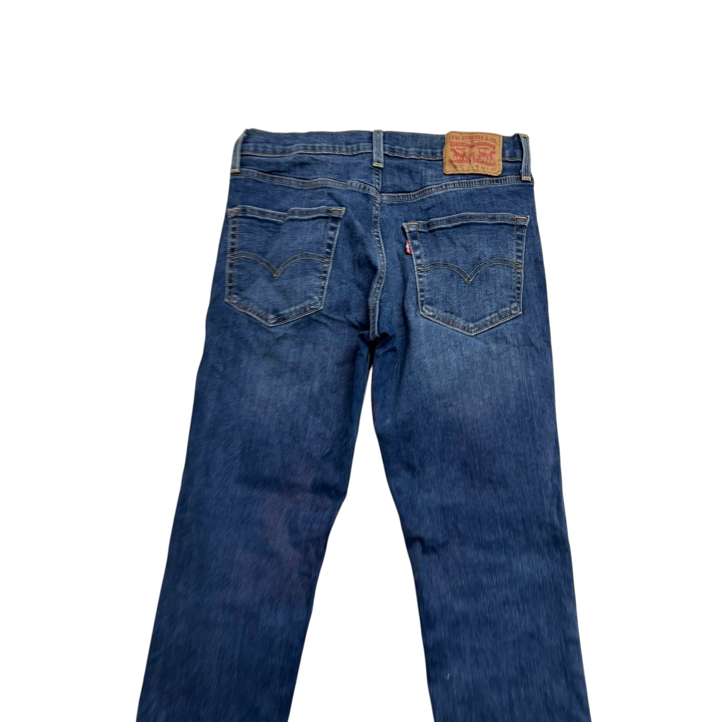 Levis 511 Jeans W30 L32 Mens Dark Blue Slim Fit Stretch Denim (E)