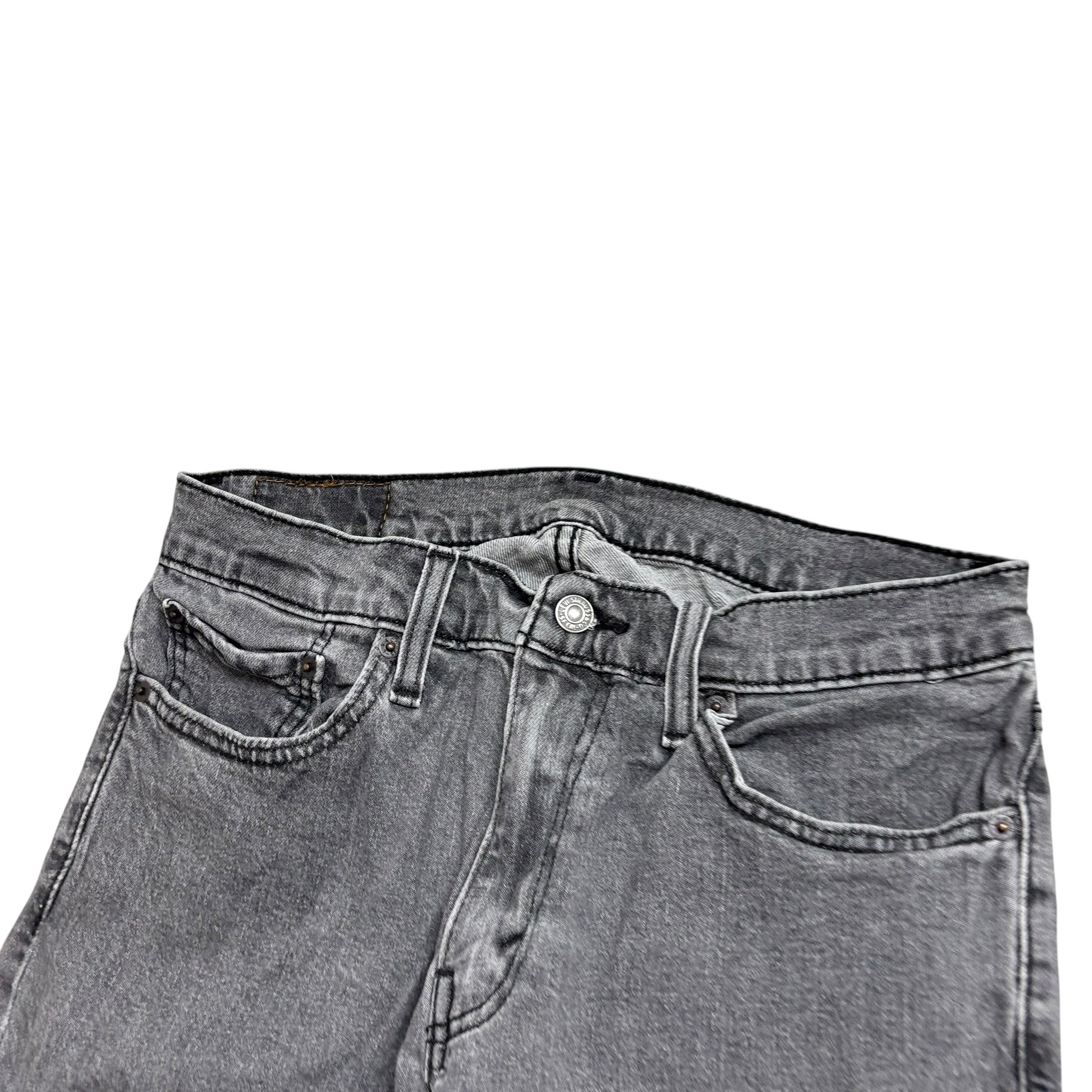 Levis 511 Jeans W31 L30 Mens Grey Slim Fit Stretch Denim (E)