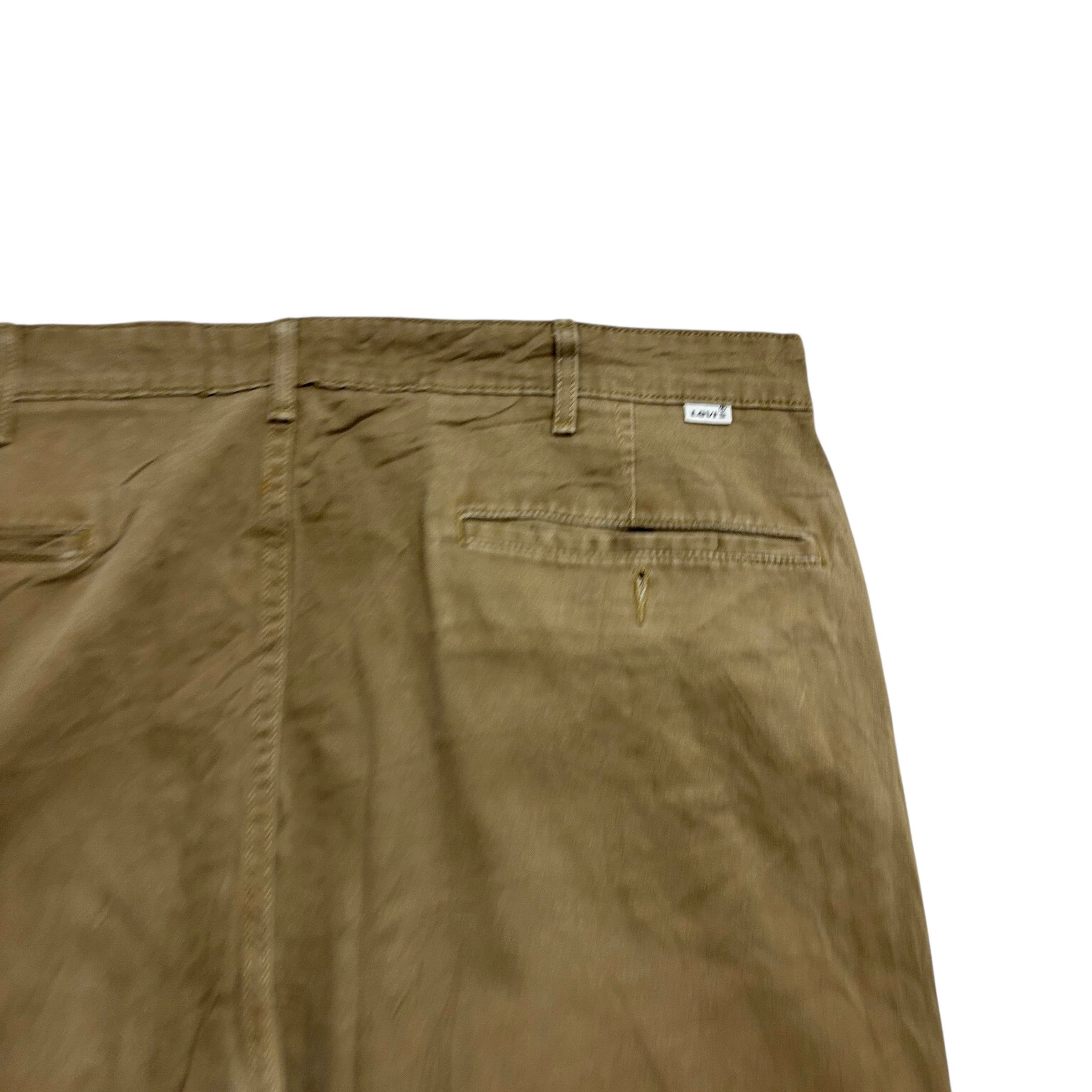 Levis Chino Trousers W38 L31 Mens Green Regular Tapered Fit Stretch