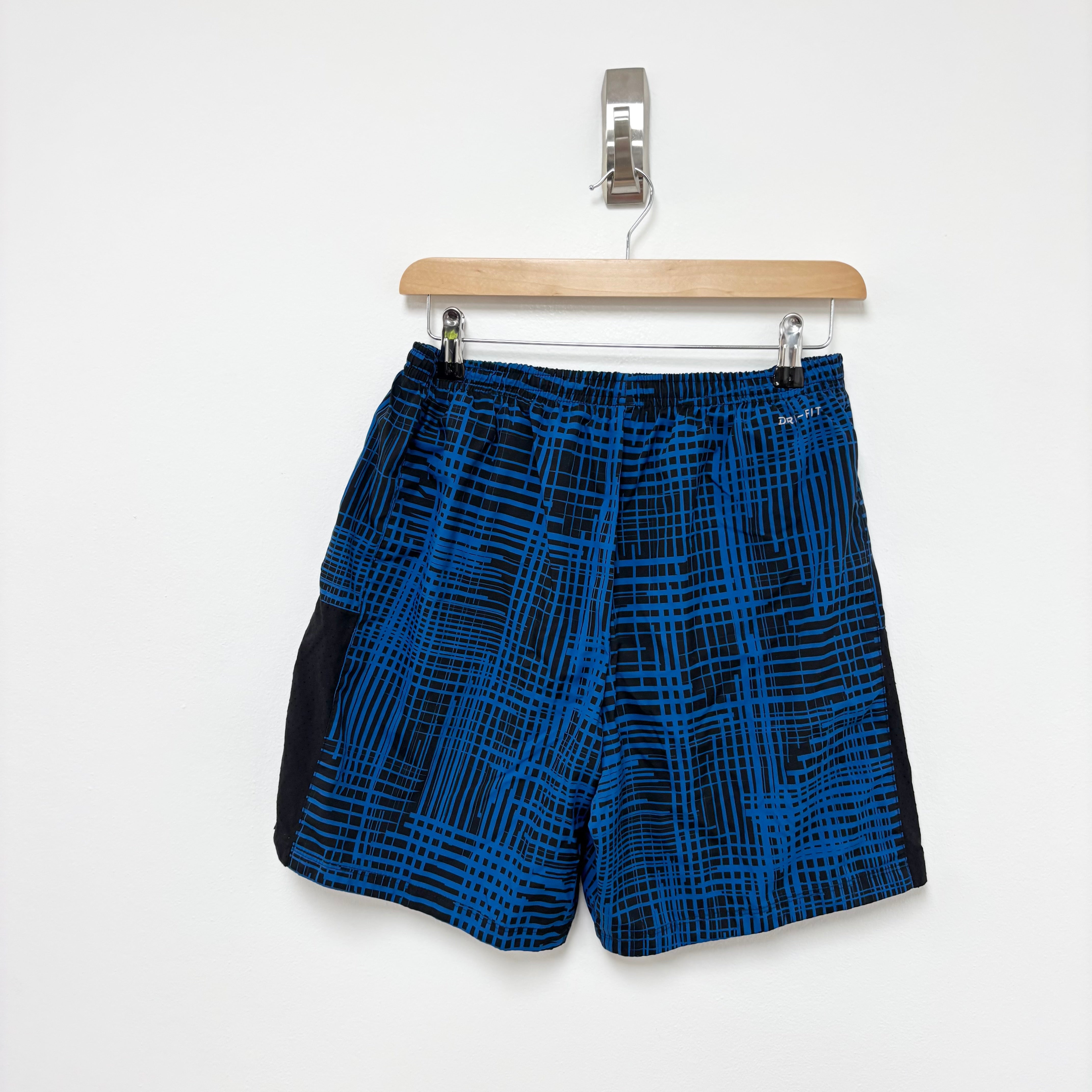 Nike Shorts Mens Small Blue Dri Fit Running Sports Gym Athletic Pockets (E)