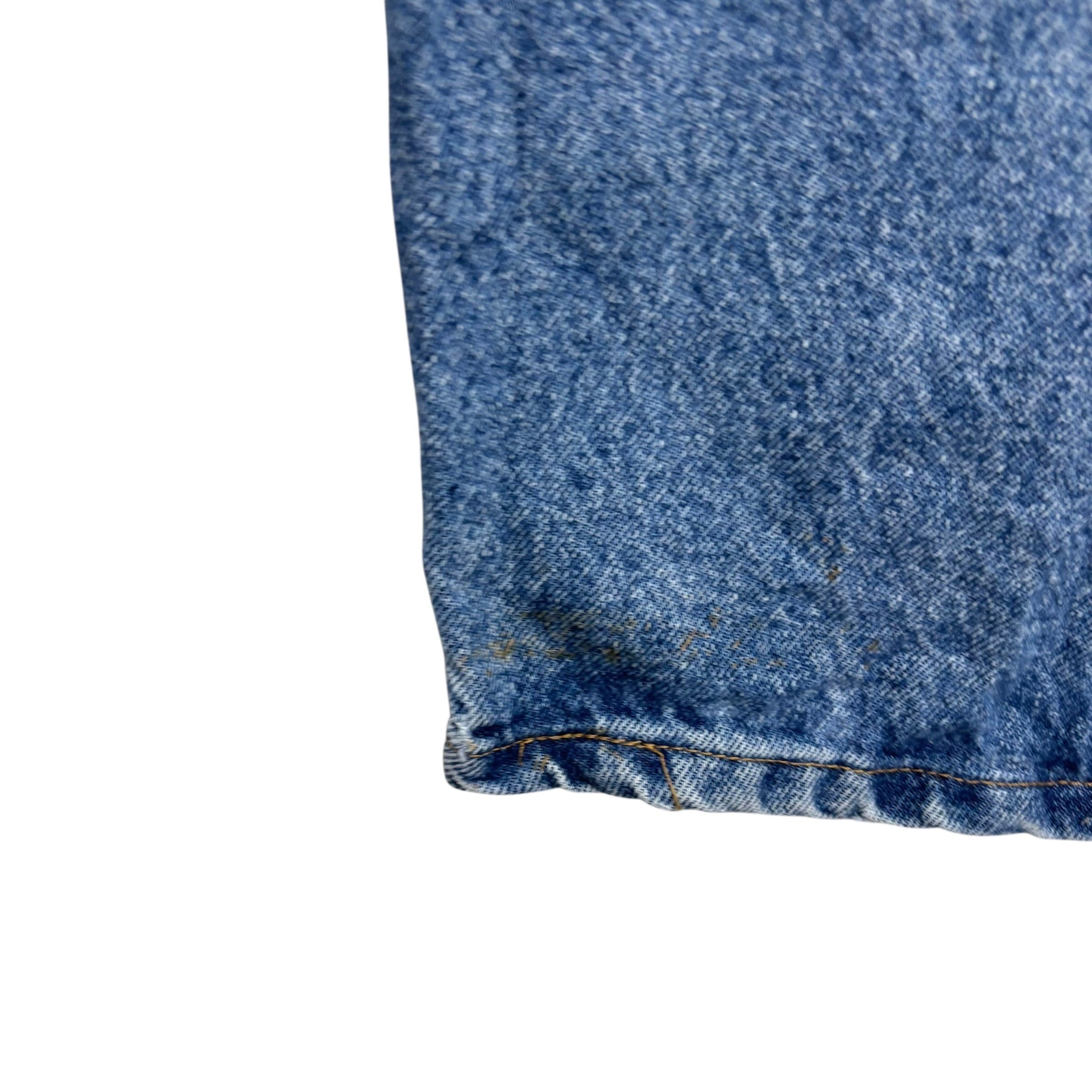 Wrangler Jeans W44 L32 Mens Mid Blue Regular Straight Fit Vintage Denim