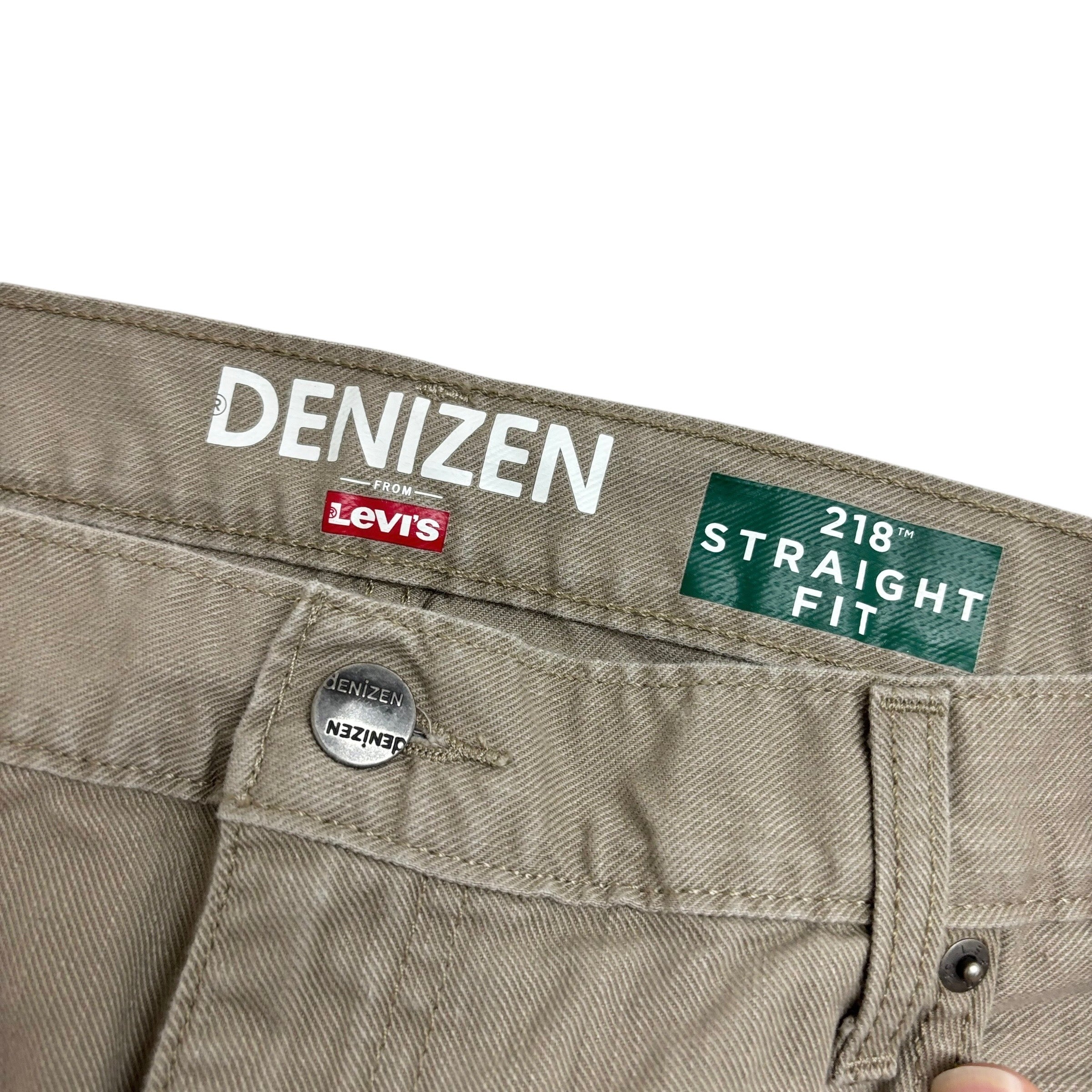 Levis Denizen Trousers W40 L32 Mens Beige Regular Straight Pants