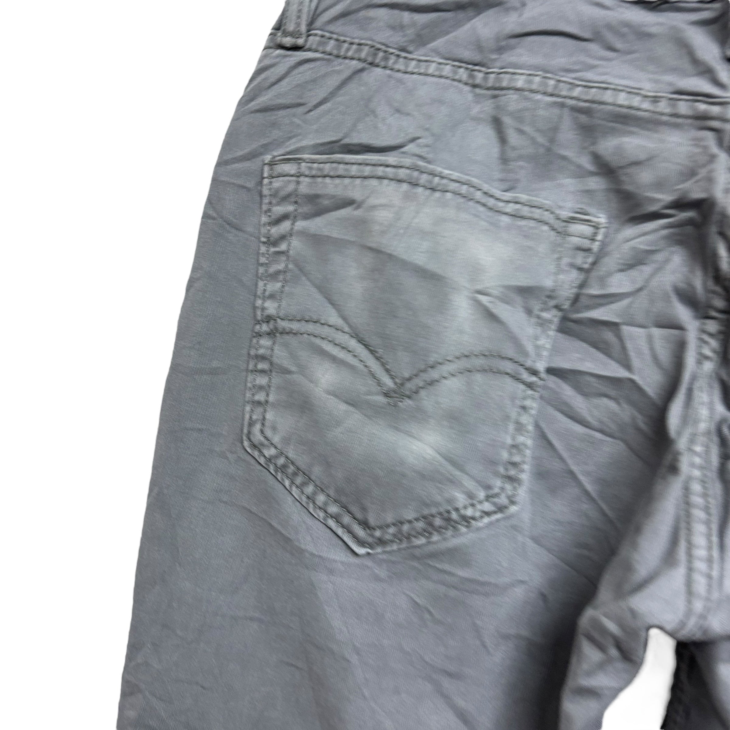 Levis 511 Commuter Trousers W29 L31 Mens Grey Slim Fit Stretch Pants