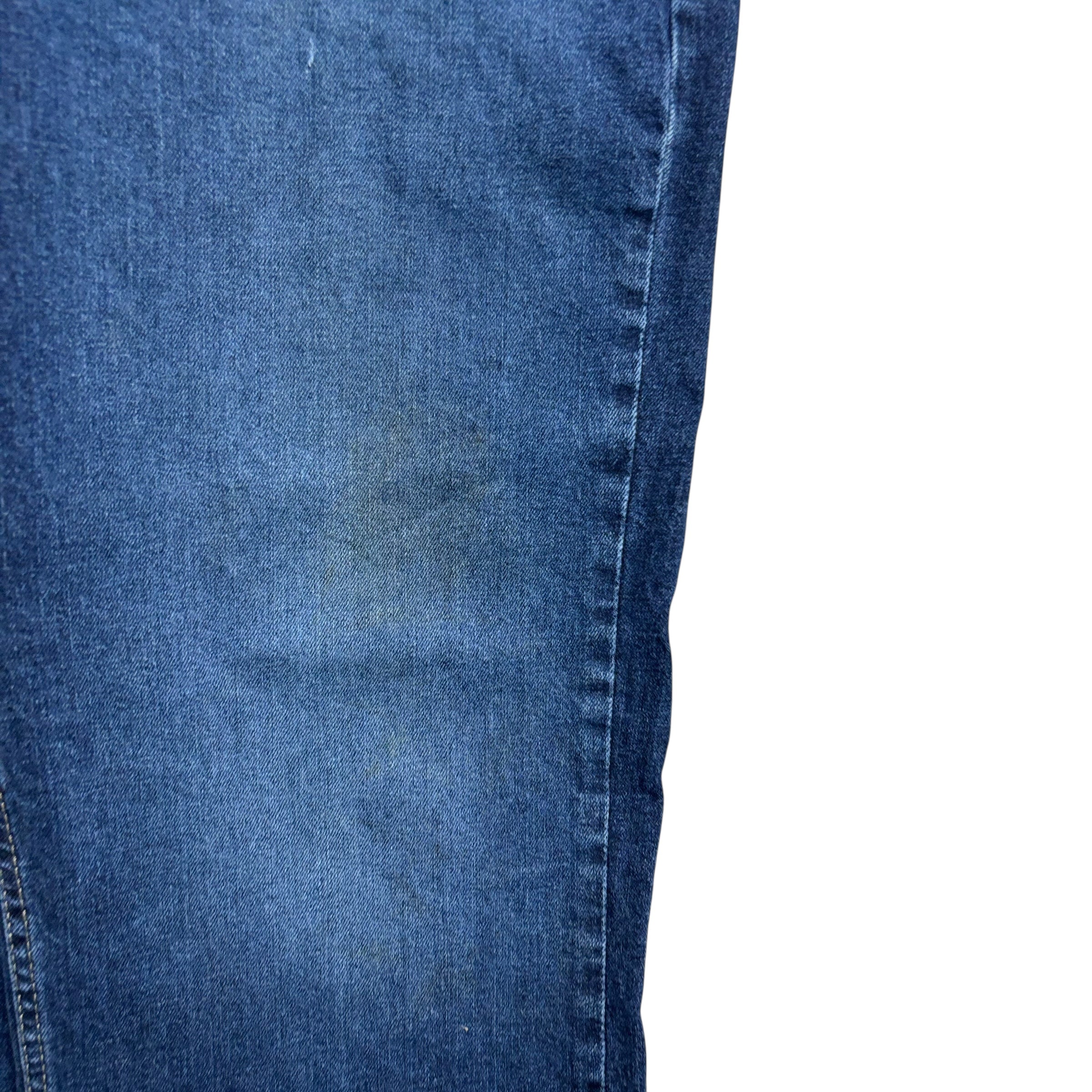 Levis Signature Jeans W38 L32 Mens Dark Blue Relaxed Fit Stretch Denim (F)