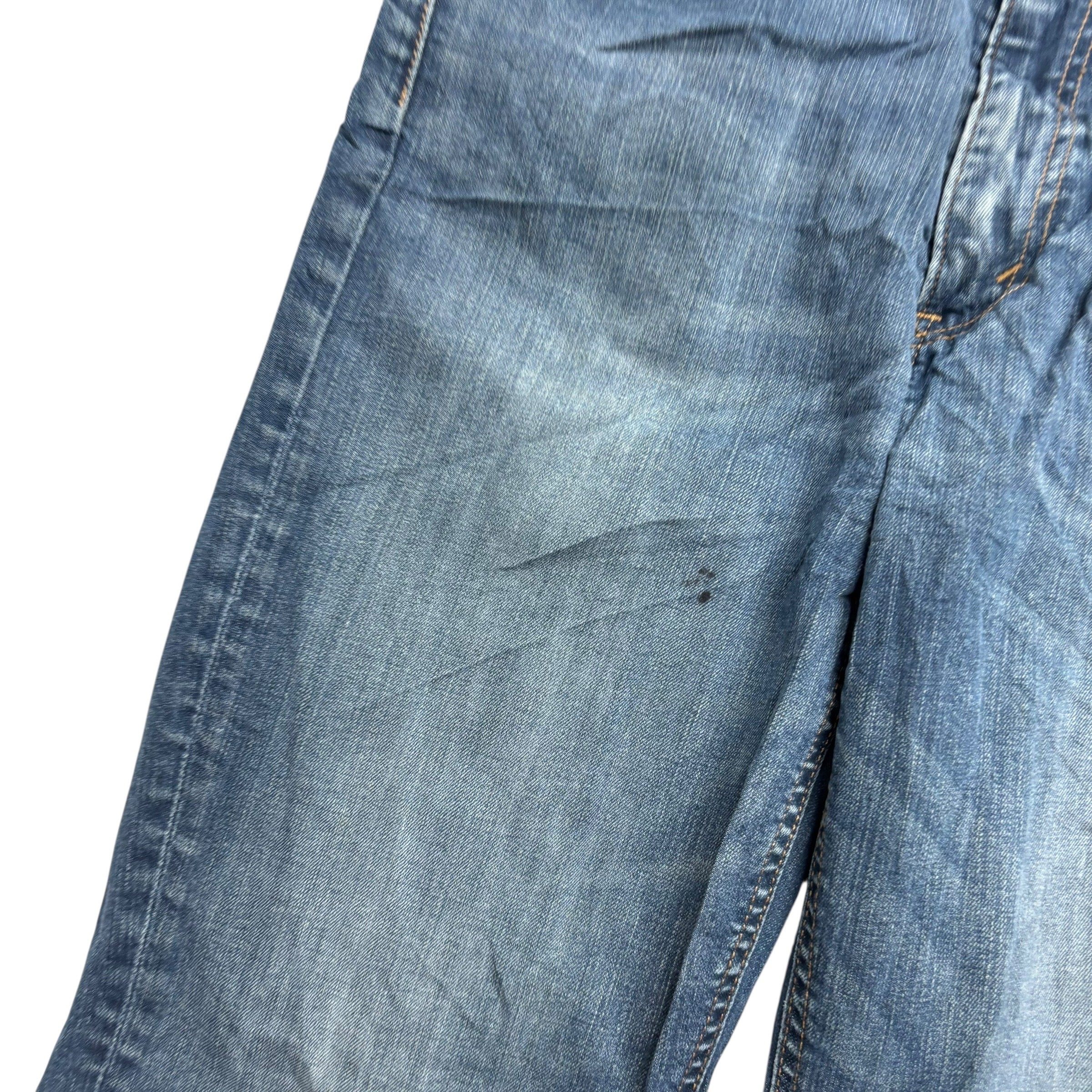 Levis 541 Jeans W33 L33 Mens Blue Athletic Tapered Fit Stretch Denim (F)
