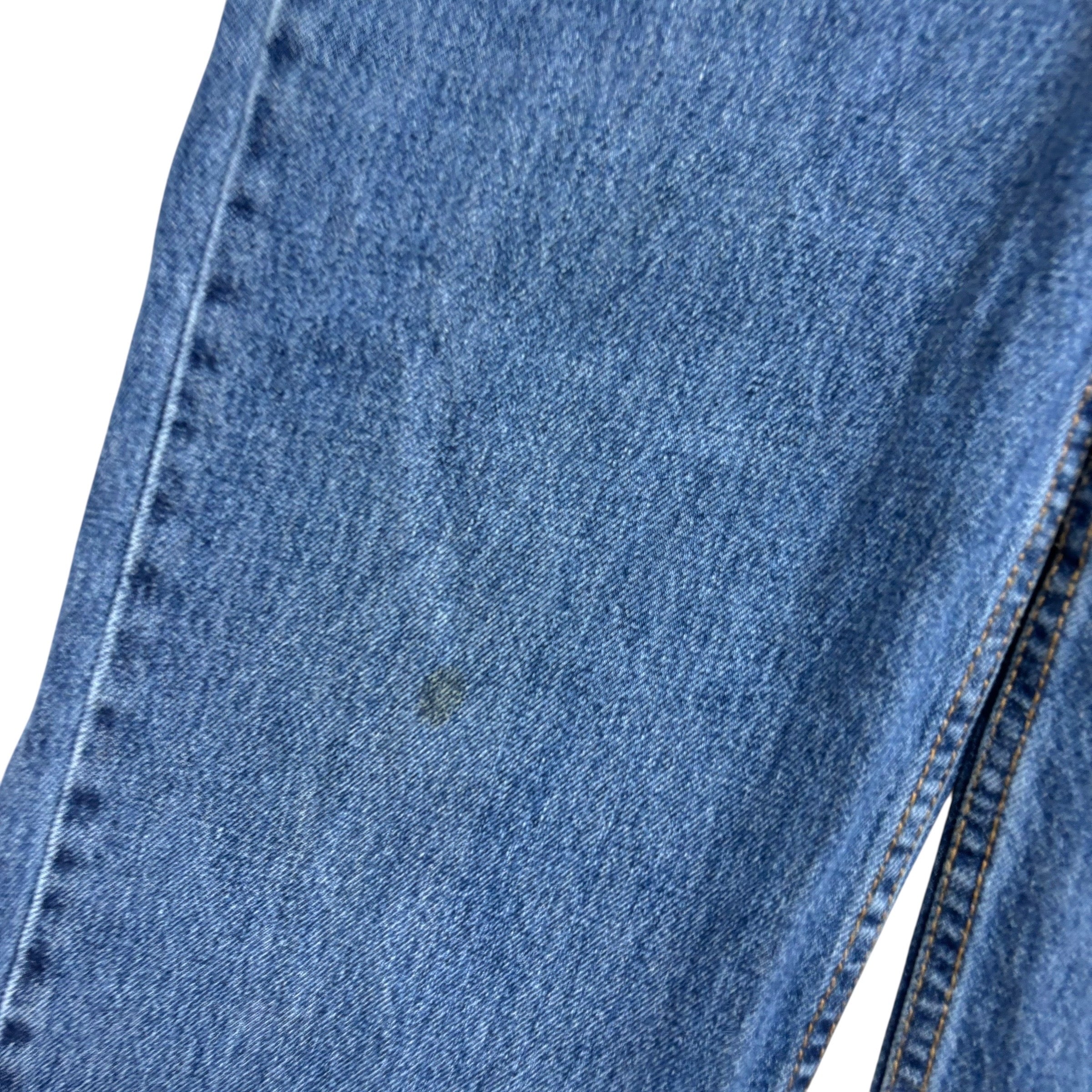 Levis 550 Jeans W34 L32 Mens Mid Blue Baggy Relaxed Straight Fit Denim