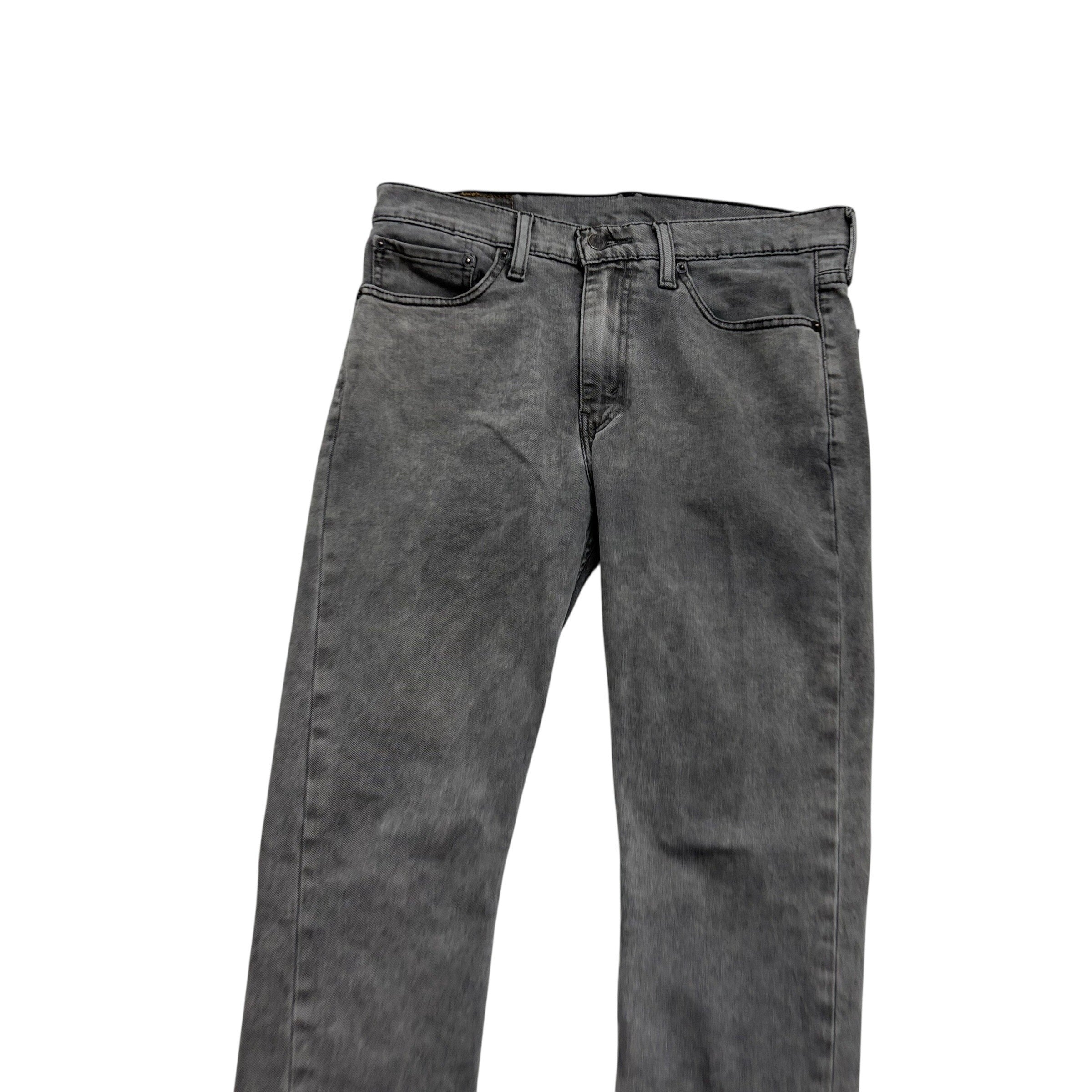 Levis 510 Jeans W32 L31 Mens Grey Skinny Fit Stretch Denim