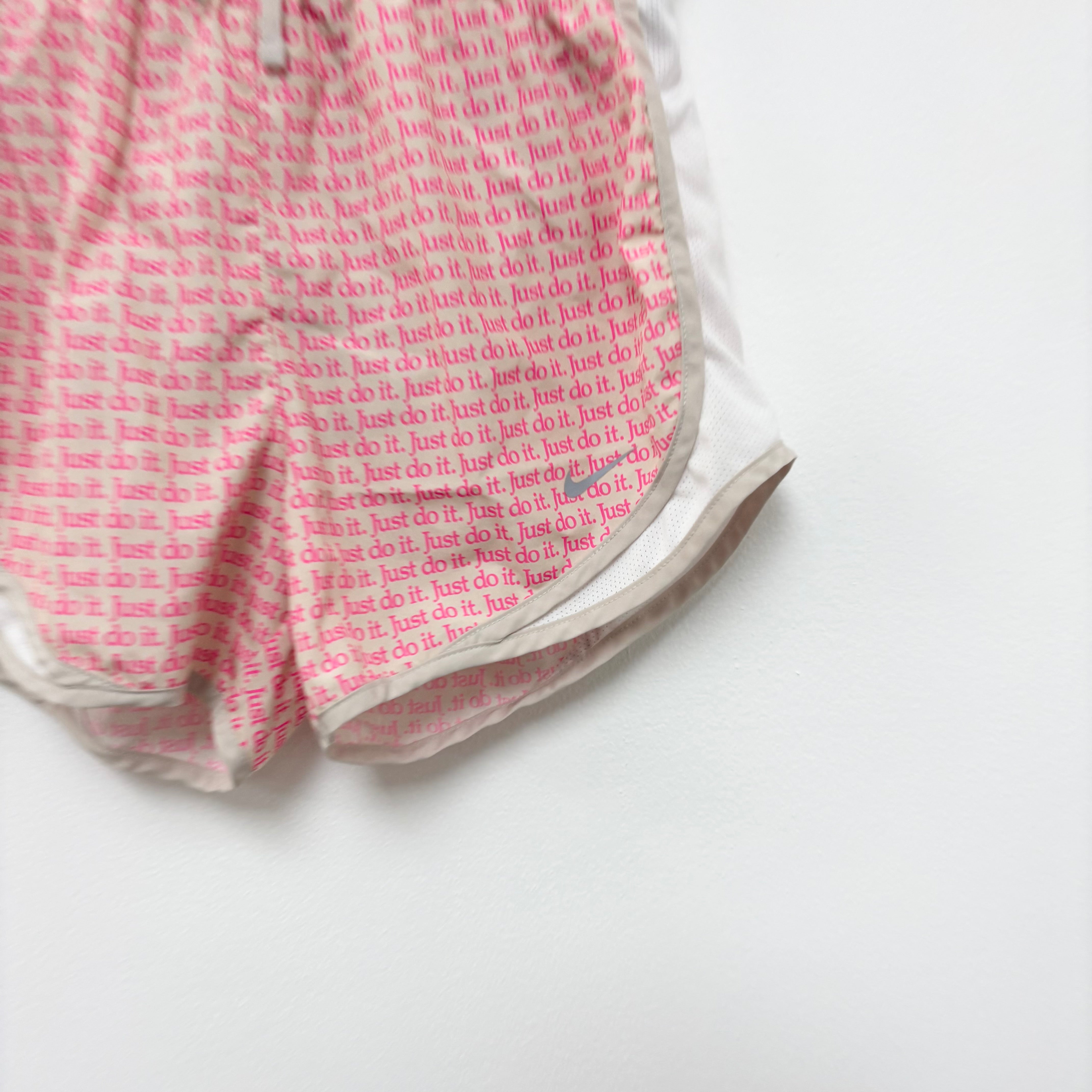 Nike Shorts Womens XS Pink Dri Fit Running Sports Gym Athletic (E)