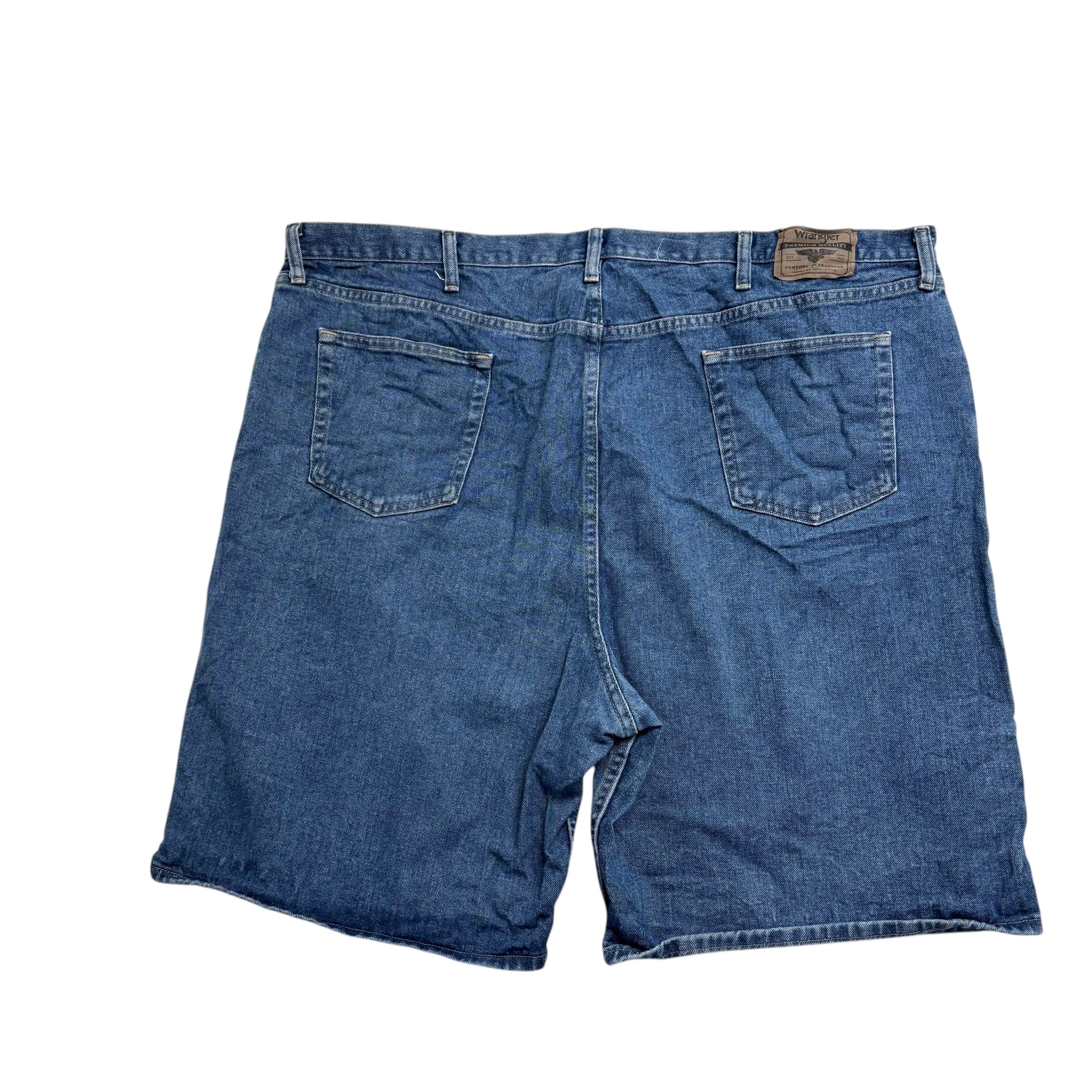 Wrangler Baggy Jorts W48 Mens Denim Shorts Mid Blue Relaxed Fit