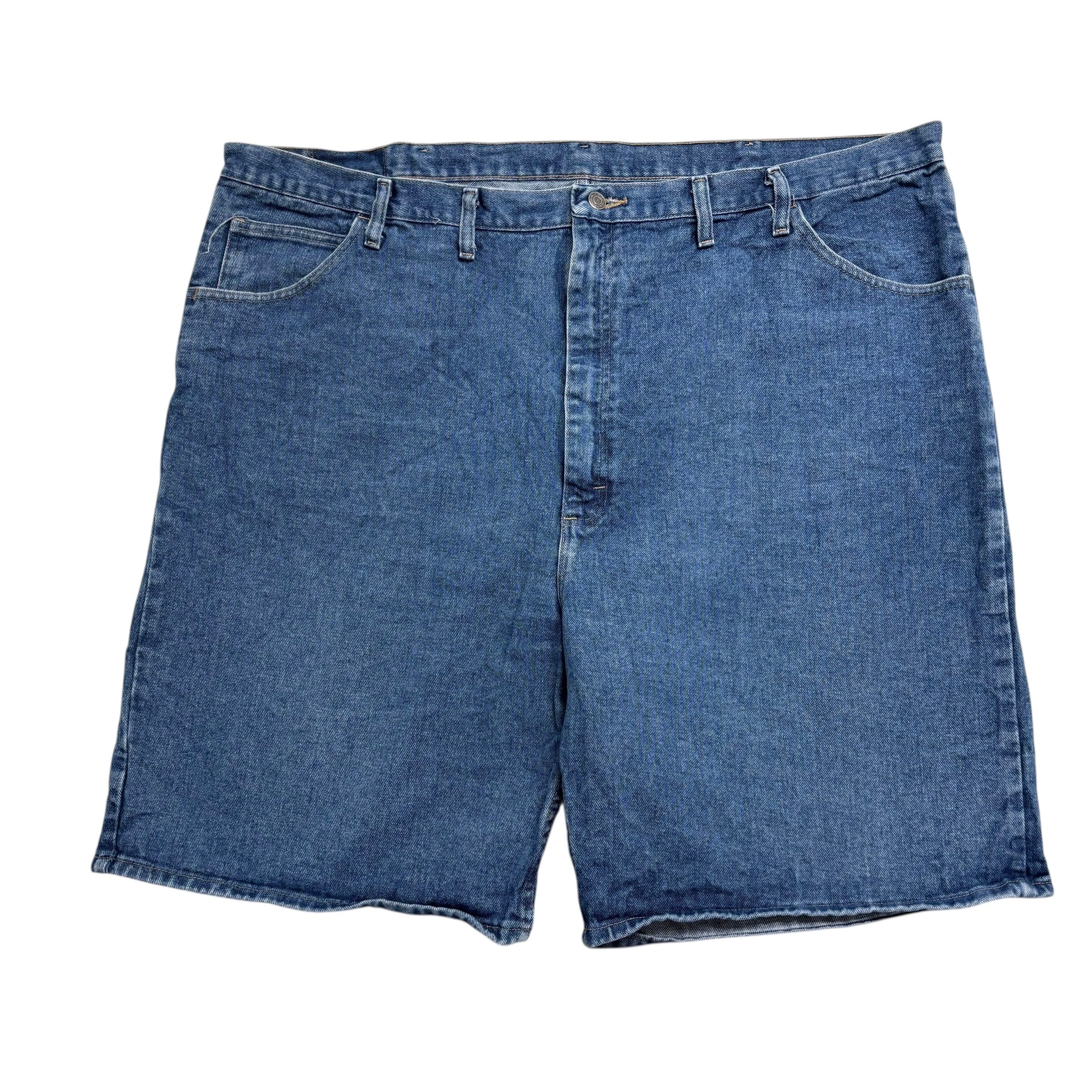 Wrangler Baggy Jorts W48 Mens Denim Shorts Mid Blue Relaxed Fit
