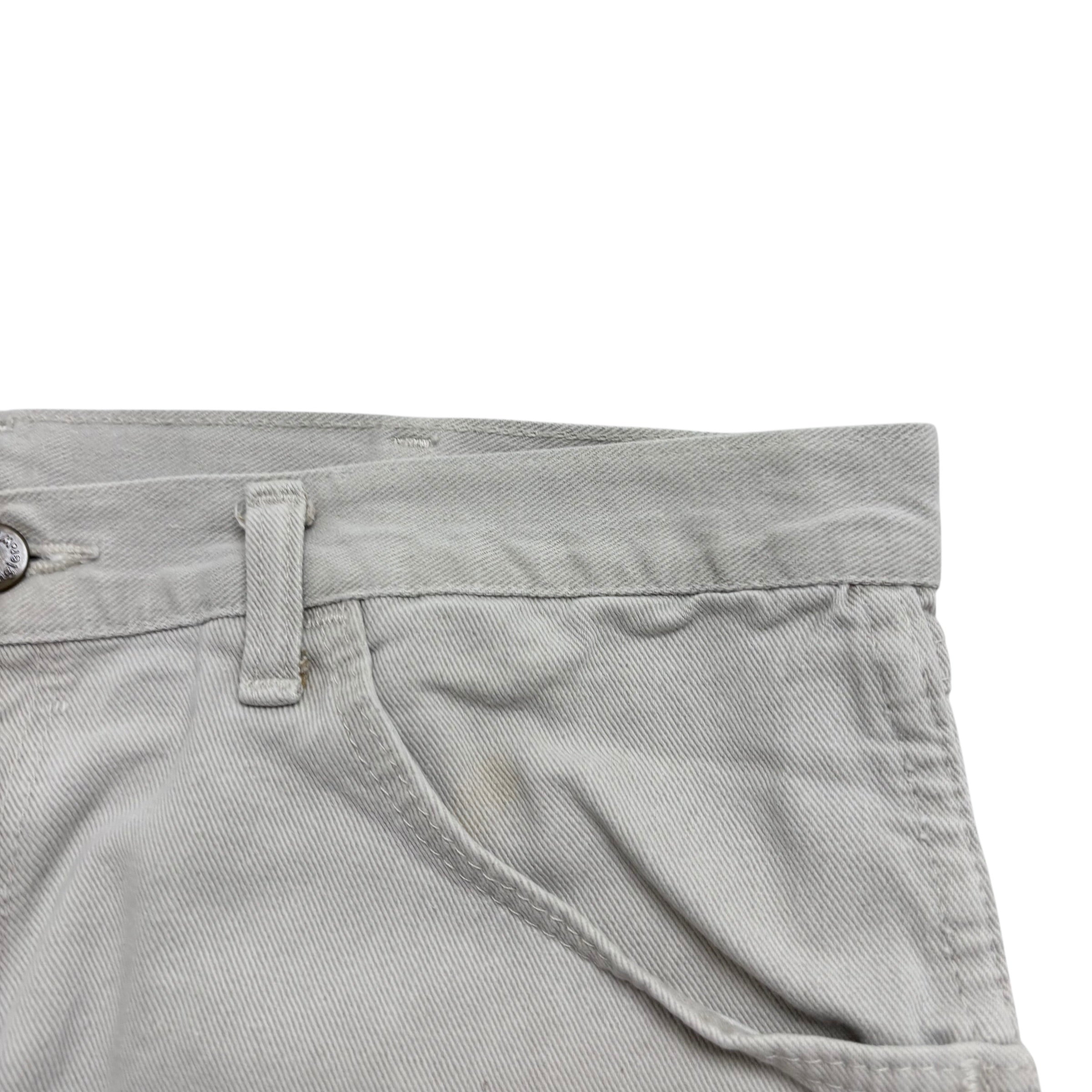 Vintage Wrangler Jorts W36 Mens Denim Shorts Stone Regular Fit USA Made