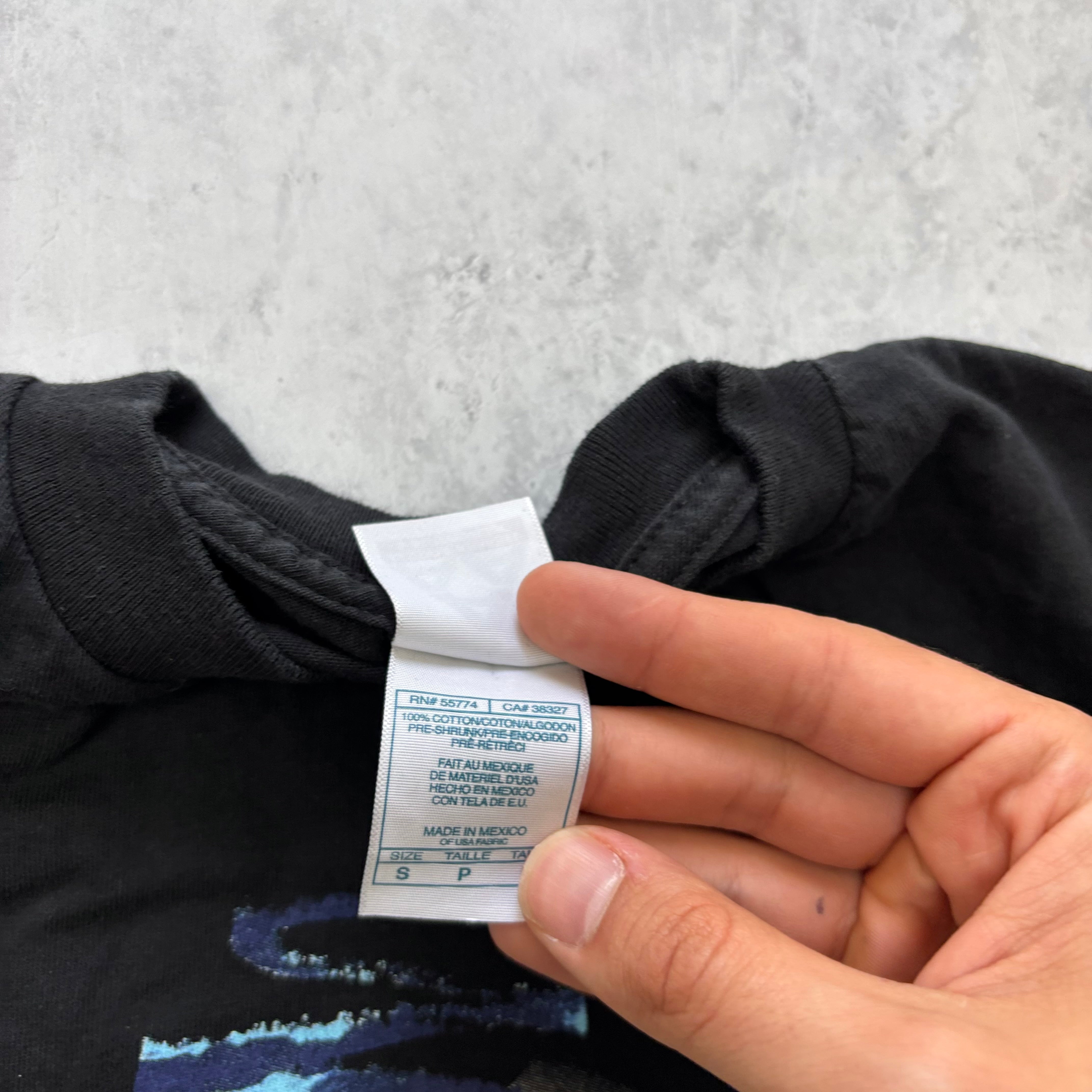 Vintage T Shirt Mens Small Black Graphic Print 00s Riverdance Musical (E)