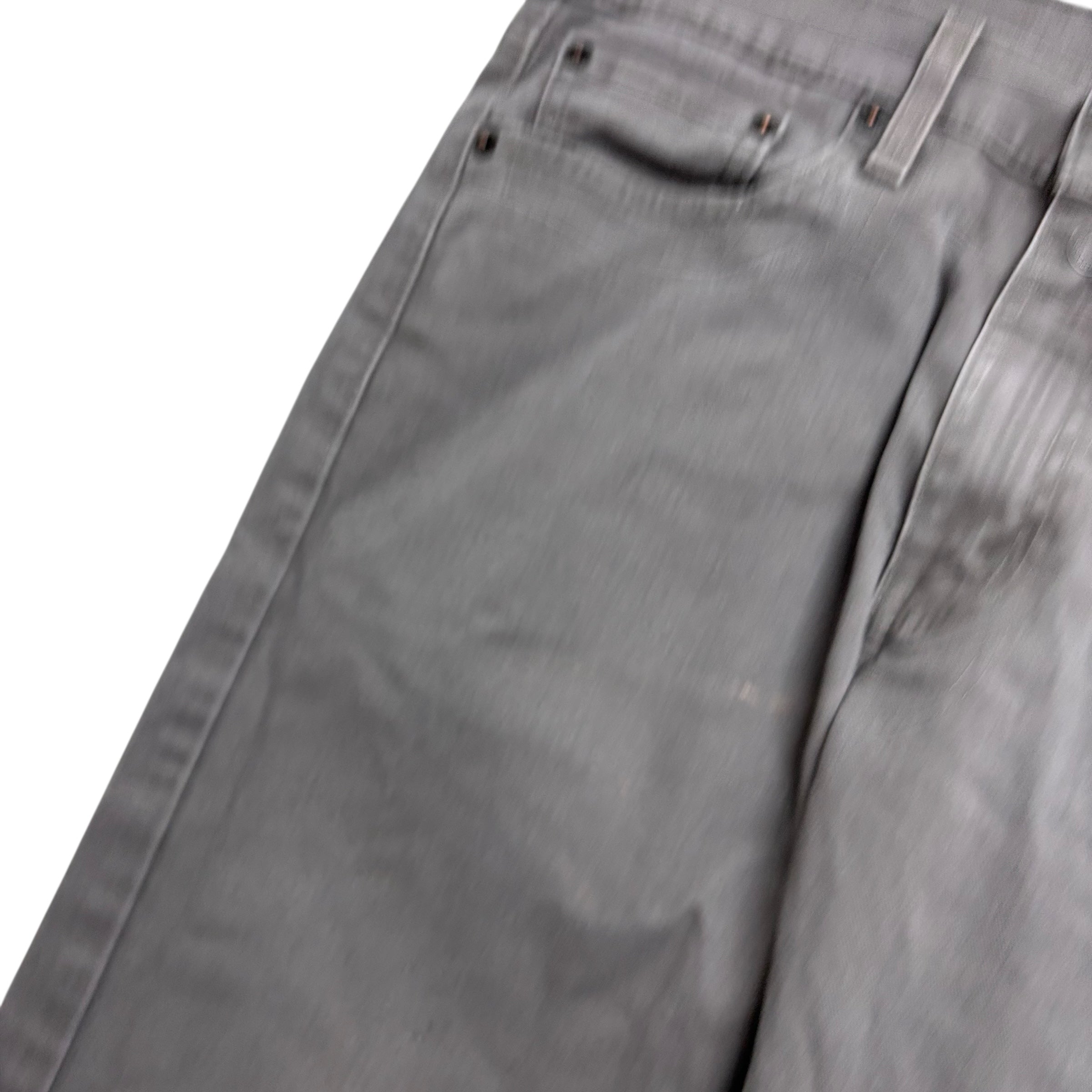 Levis 513 Jeans W31 L30 Mens Grey Slim Straight Fit Stretch Denim (F)