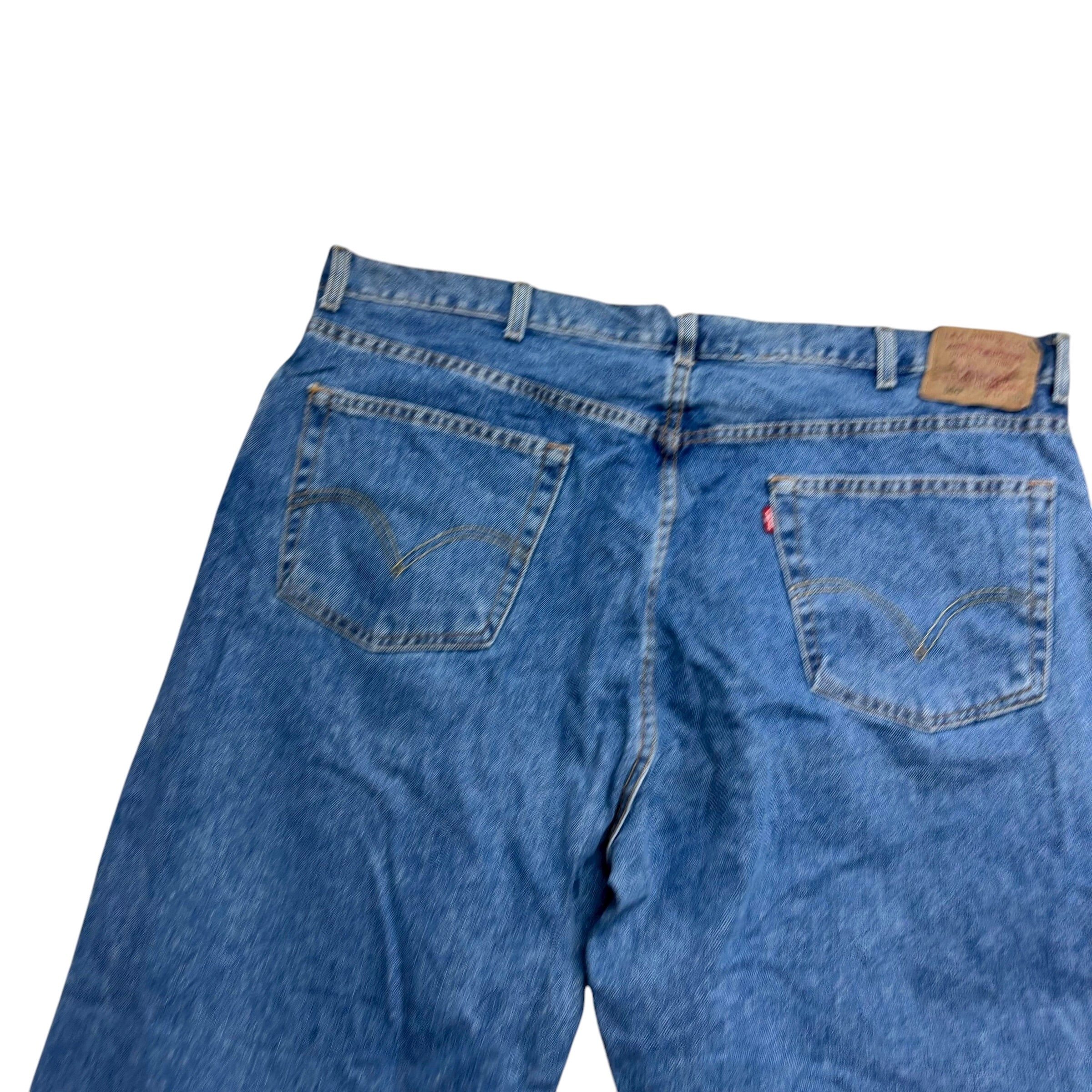 Levis 550 Jeans W44 L30 Mens Mid Blue Baggy Relaxed Straight Vintage Denim (E)