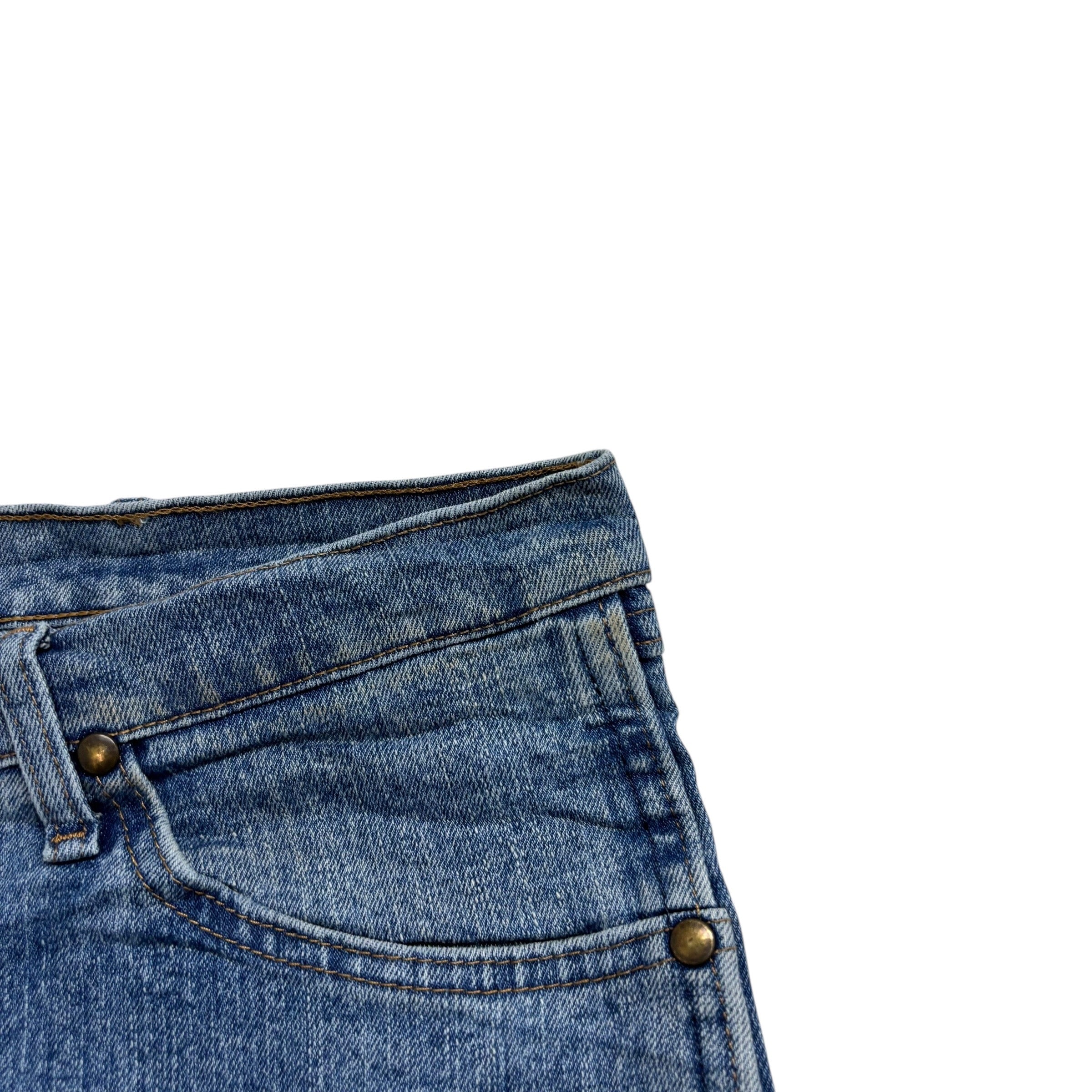 Wrangler Jeans Cowboy Cut W42 L30 Mens Mid Blue Advanced Comfort Regular Stretch