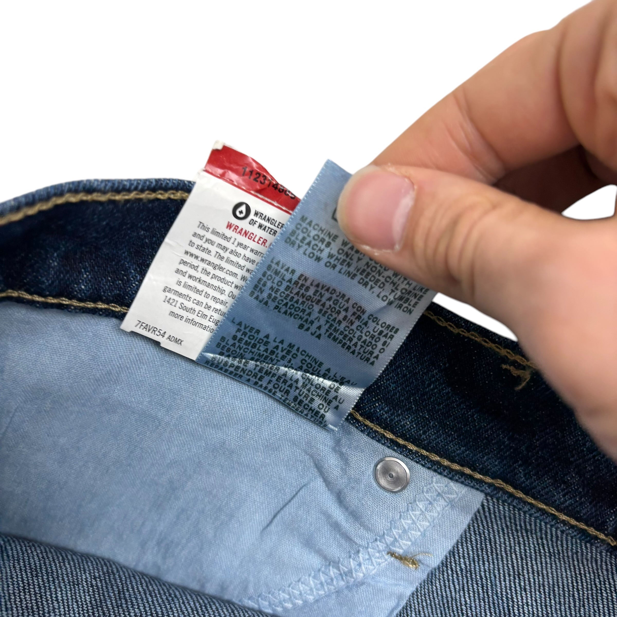 Wrangler Baggy Jorts W40 Mens Denim Shorts Dark Blue Relaxed Fit Stretch (E)