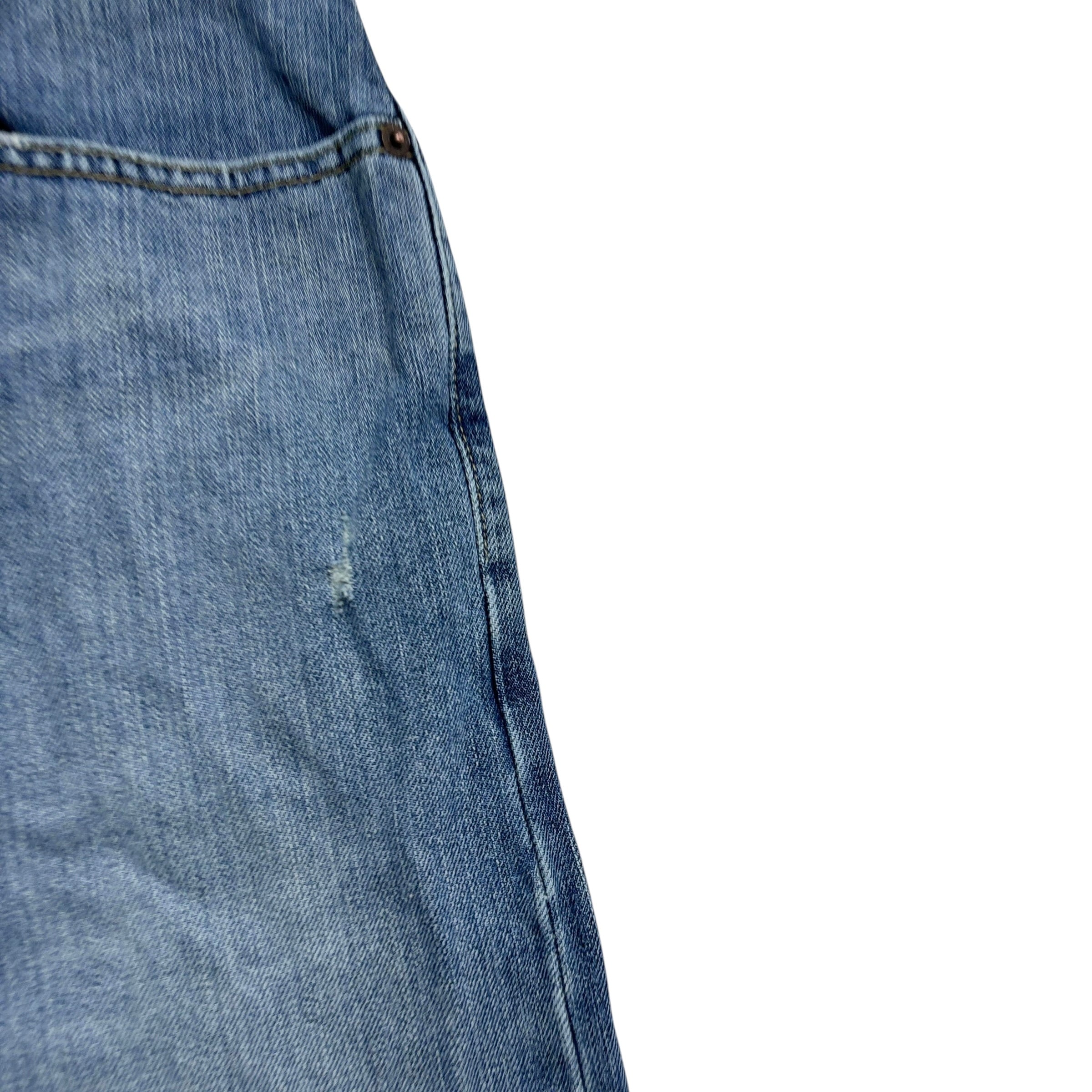 Levis 569 Jeans W36 L32 Mens Mid Blue Baggy Relaxed Fit Vintage Denim