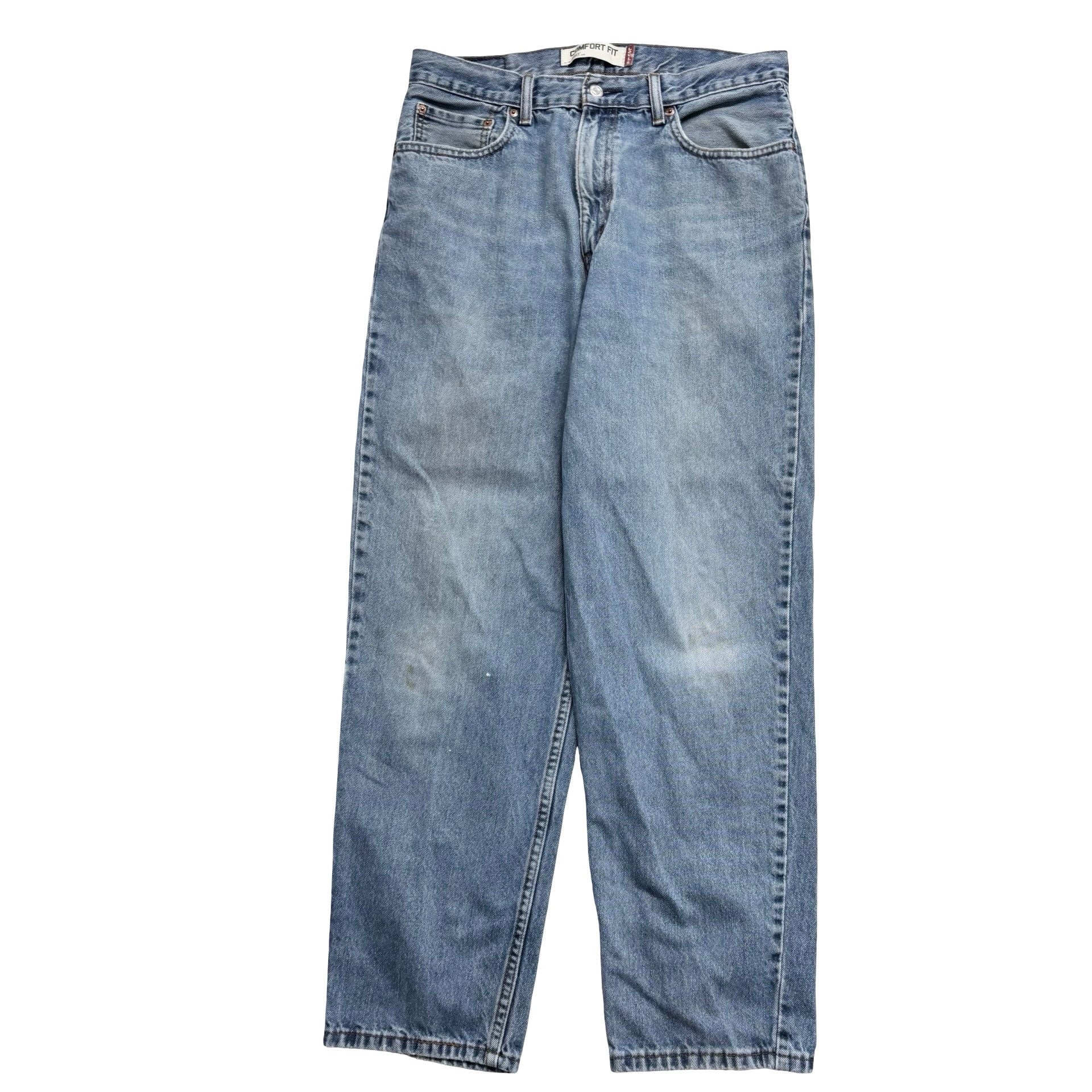 Levis 560 Jeans W33 L31 Mens Light Blue Baggy Relaxed Comfort Fit Vintage (F)