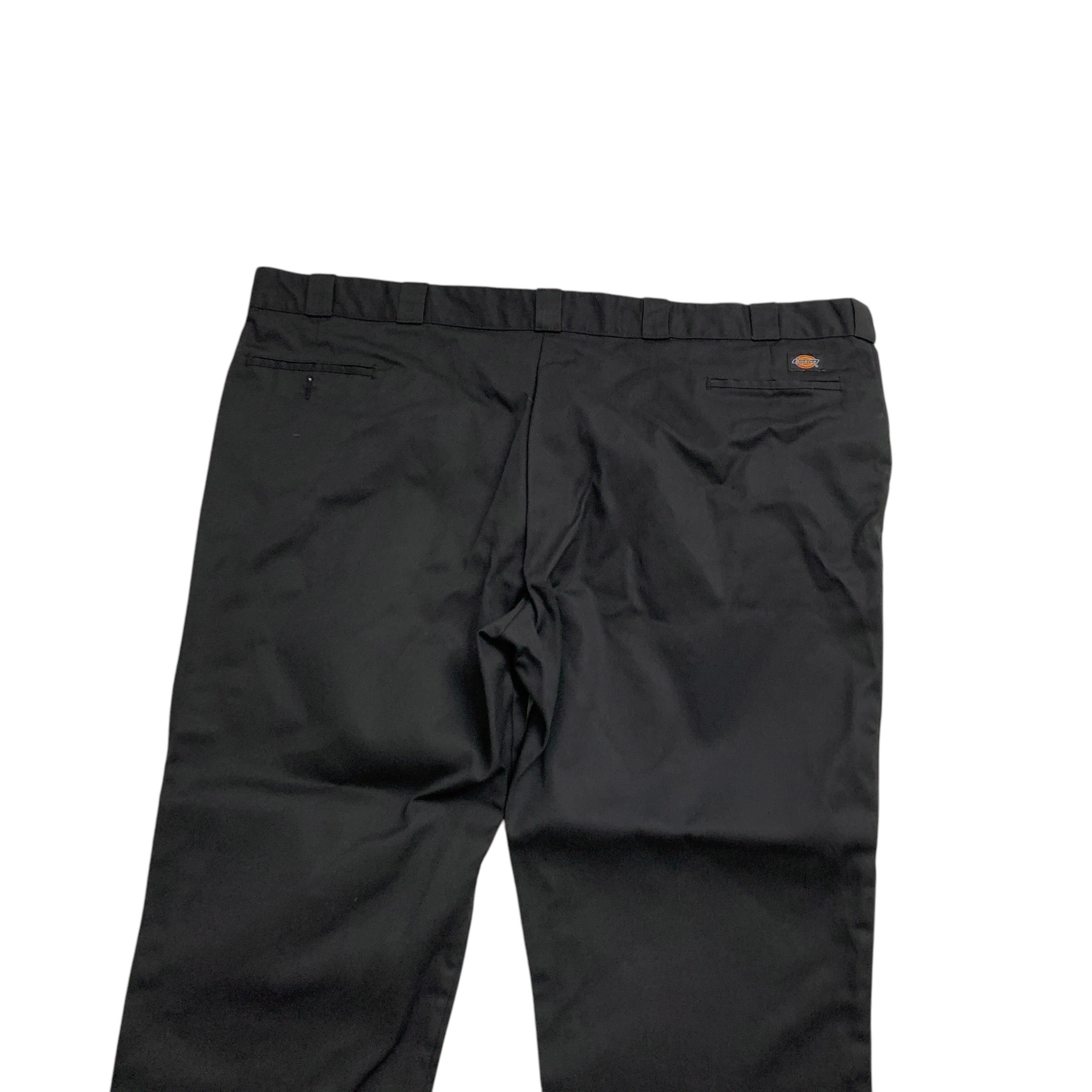 Dickies 874 Trousers W54 L30 Mens Black Pants Original Straight Fit Workwear