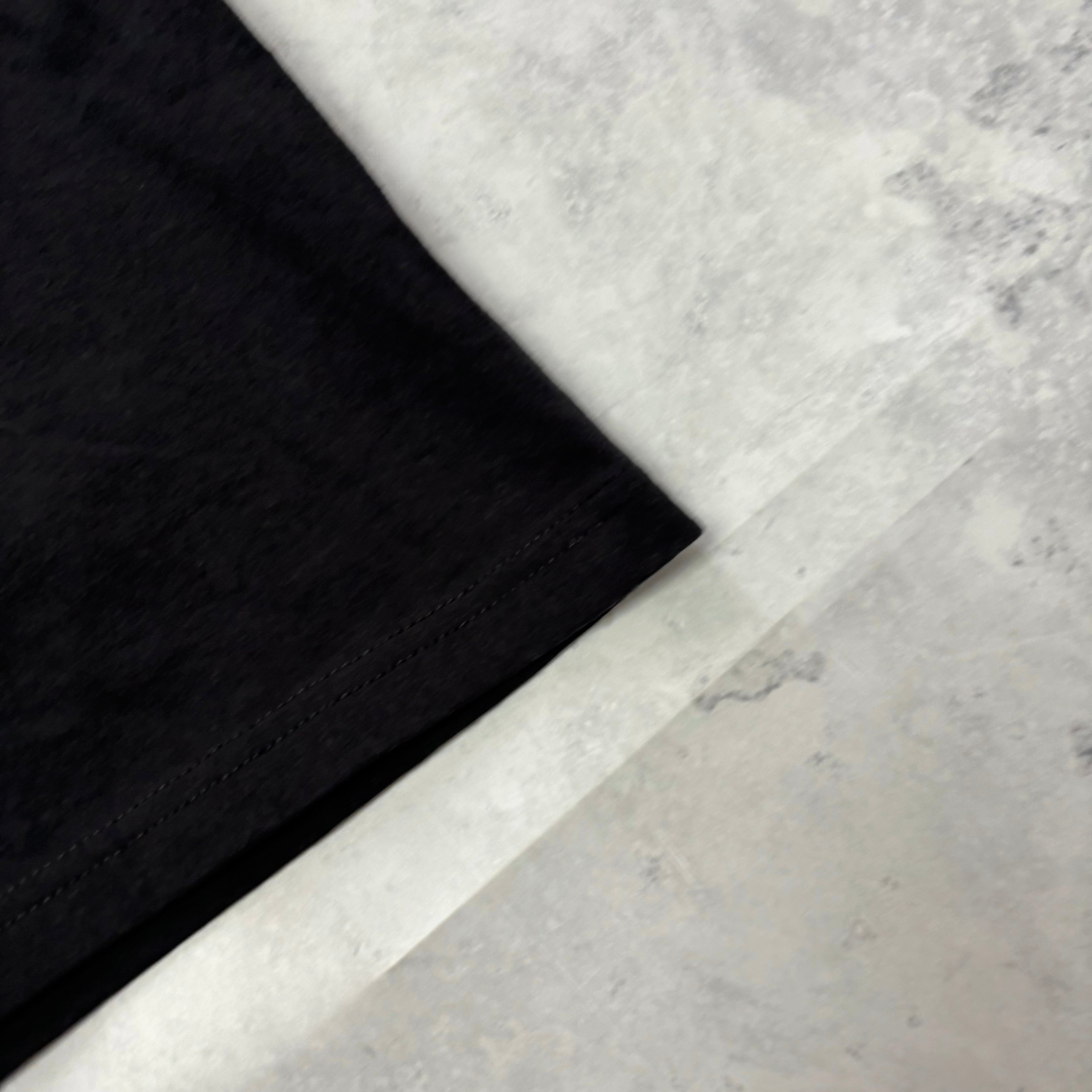 Vintage T Shirt Mens Large Black Graphic Print 00s Tourist Hollywood (E)