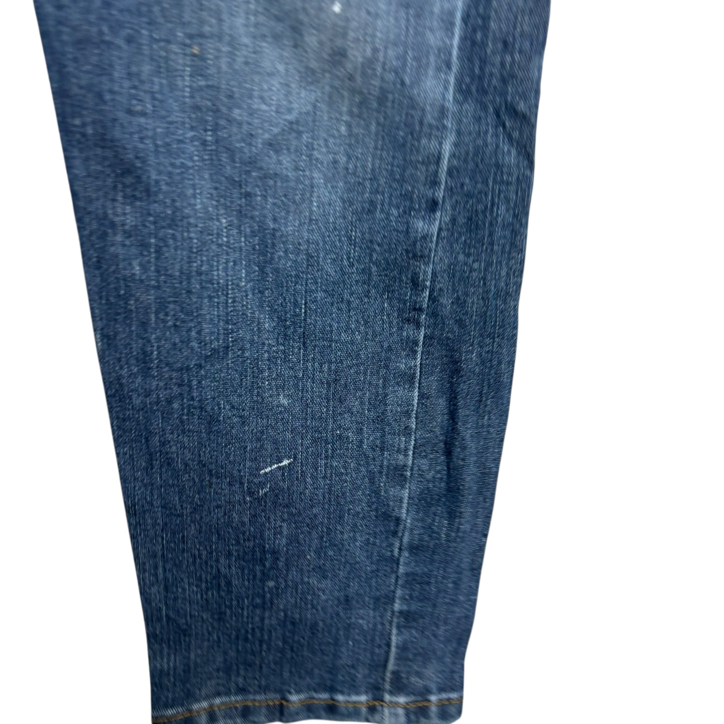 Levis Signature Jeans W33 L29 Mens Mid Blue Regular Tapered Fit Stretch (F)