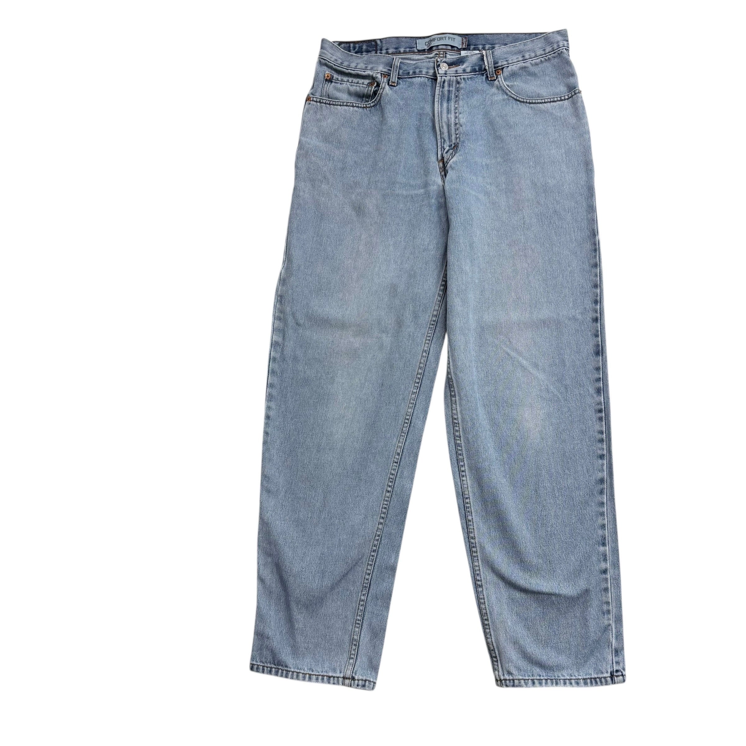 Levis 560 Jeans W36 L34 Mens Light Blue Baggy Relaxed Comfort Fit Vintage Denim