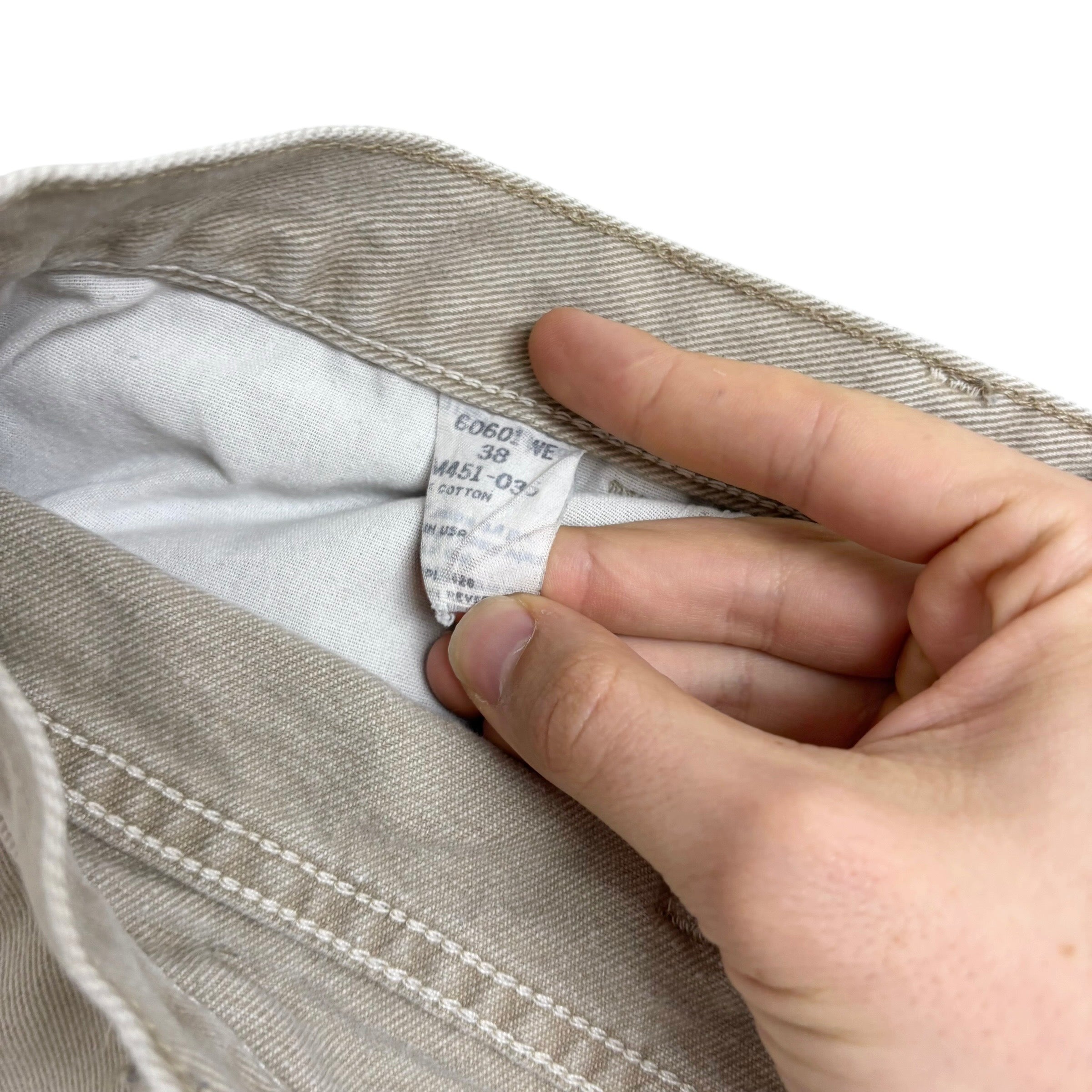 Vintage Wrangler Jorts W36 Mens Stone Denim Shorts Regular Fit