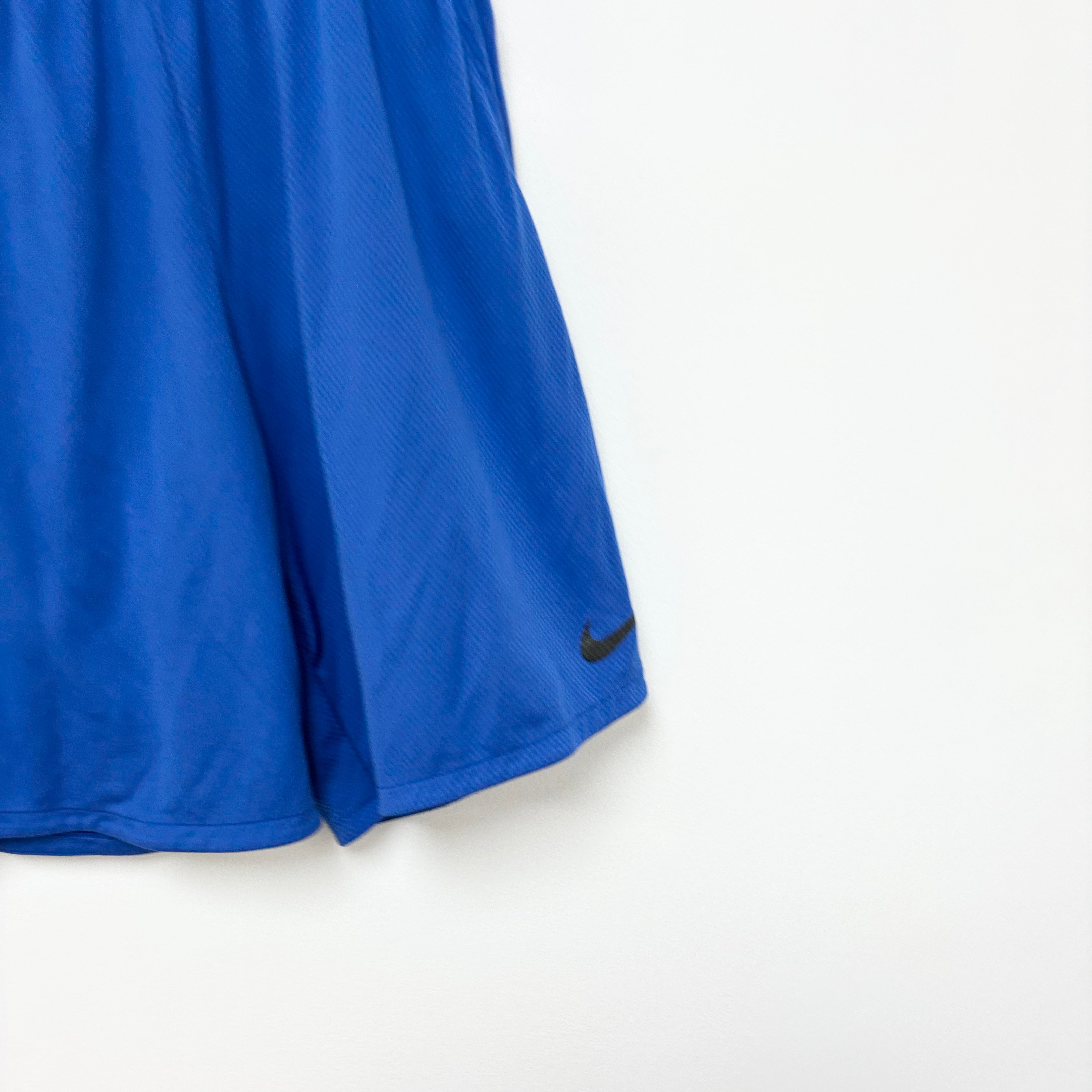 Nike Shorts Mens Large Blue Dri Fit Running Sports Gym Athletic Pockets (E)